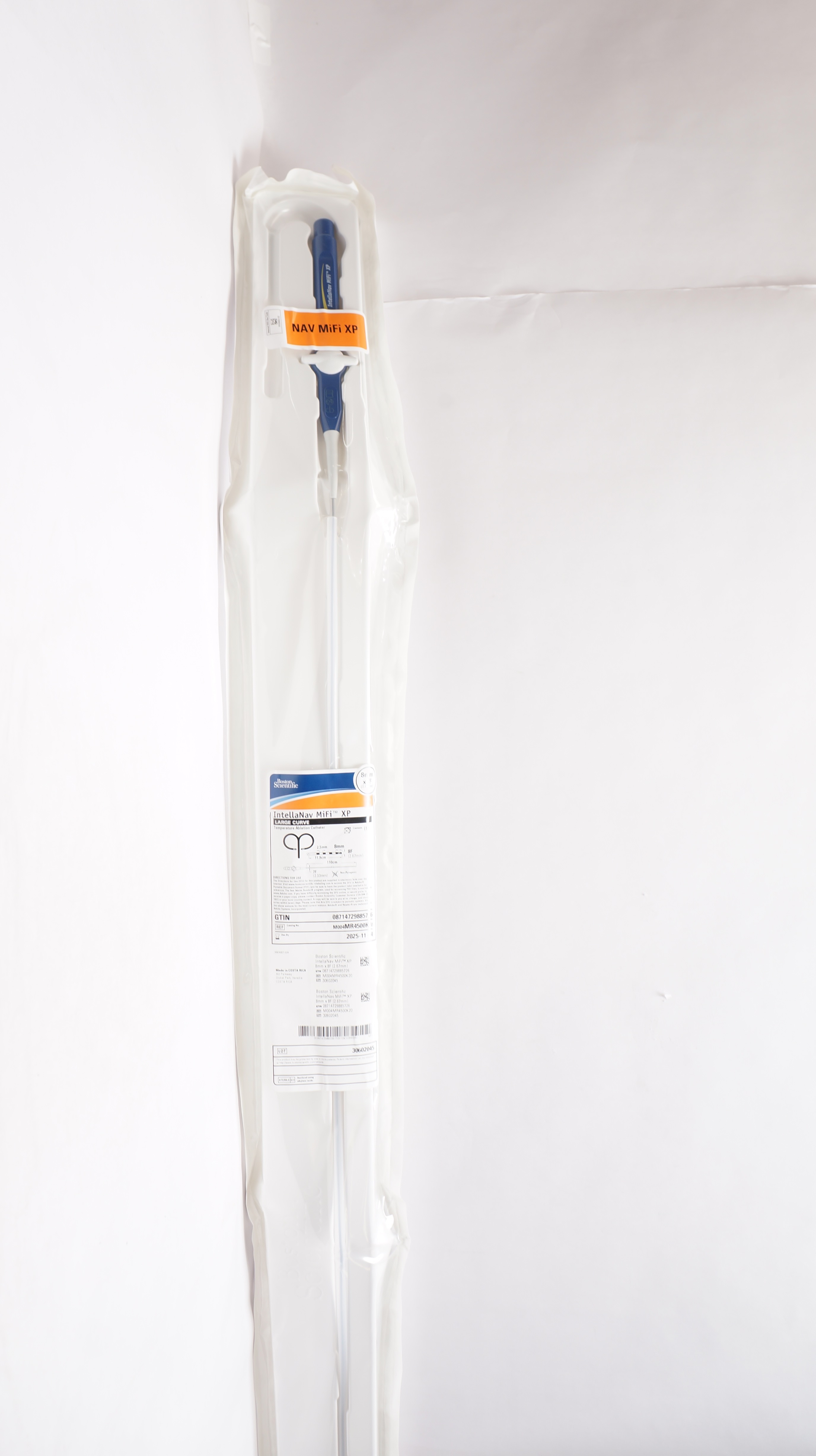 Boston Scientific MR4500K2 INTELLANAV MIFI XP Ablation Cath., Large Curve 8mmx8F