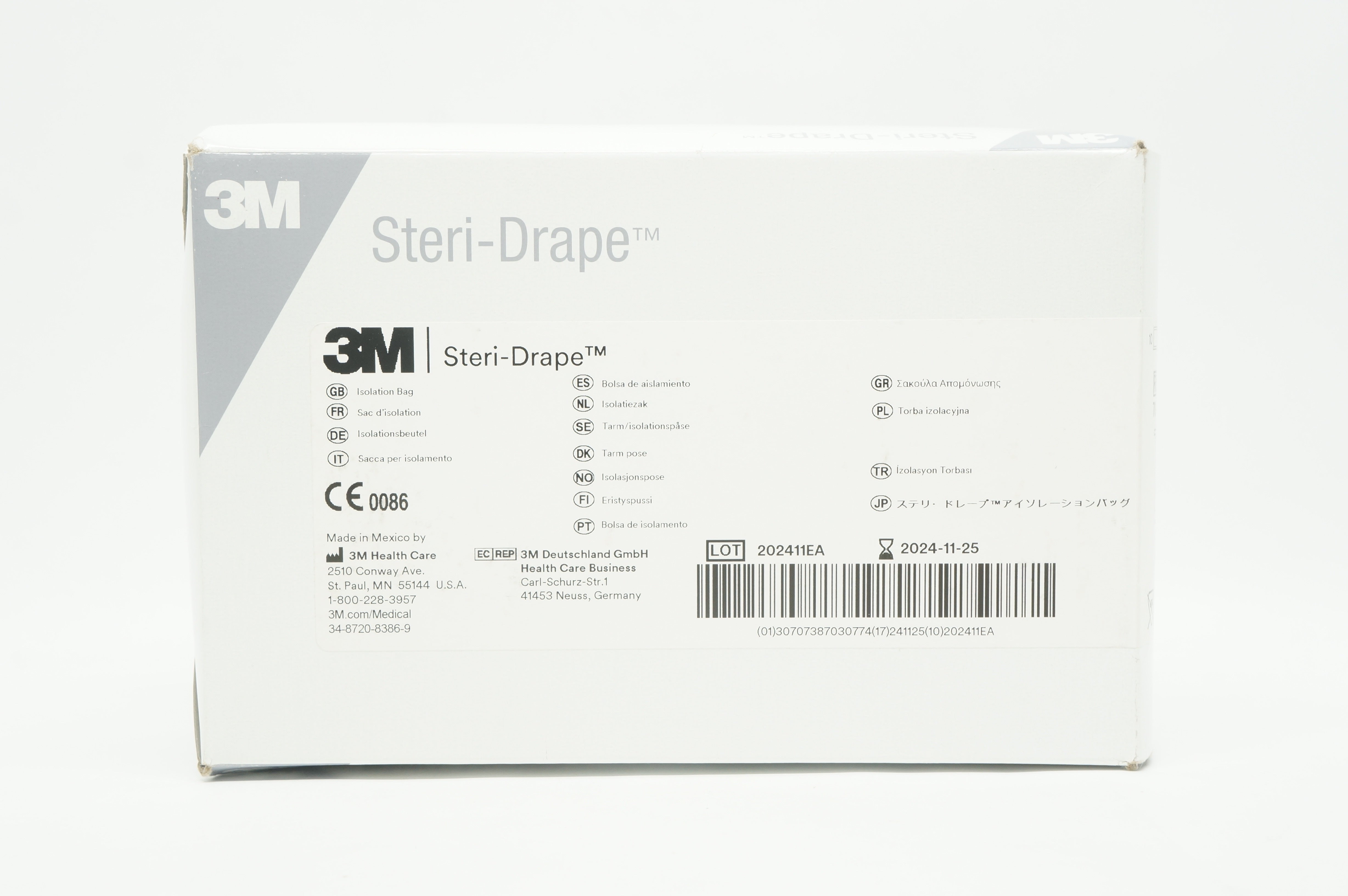 3M 1003 Steri-Drape Isolation Bag - Box of 10