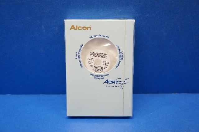 Alcon SA60AT Acry Sof Intraocular Lens, Length 13mm, Optic 6mm, 16.0D