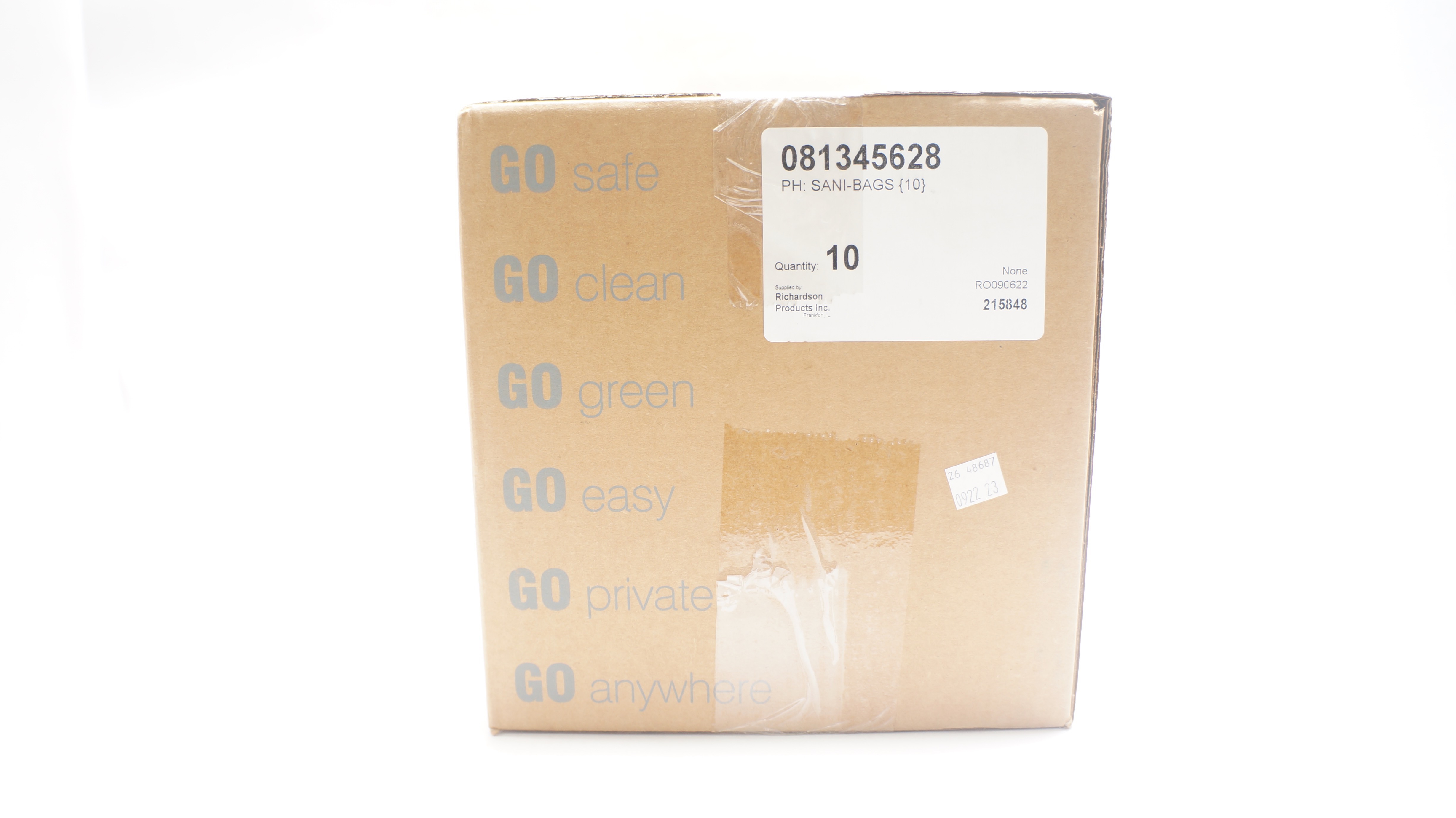 Clean Waste 081345628 Sani-Bag Commode Bedpan Liners - Box of 10