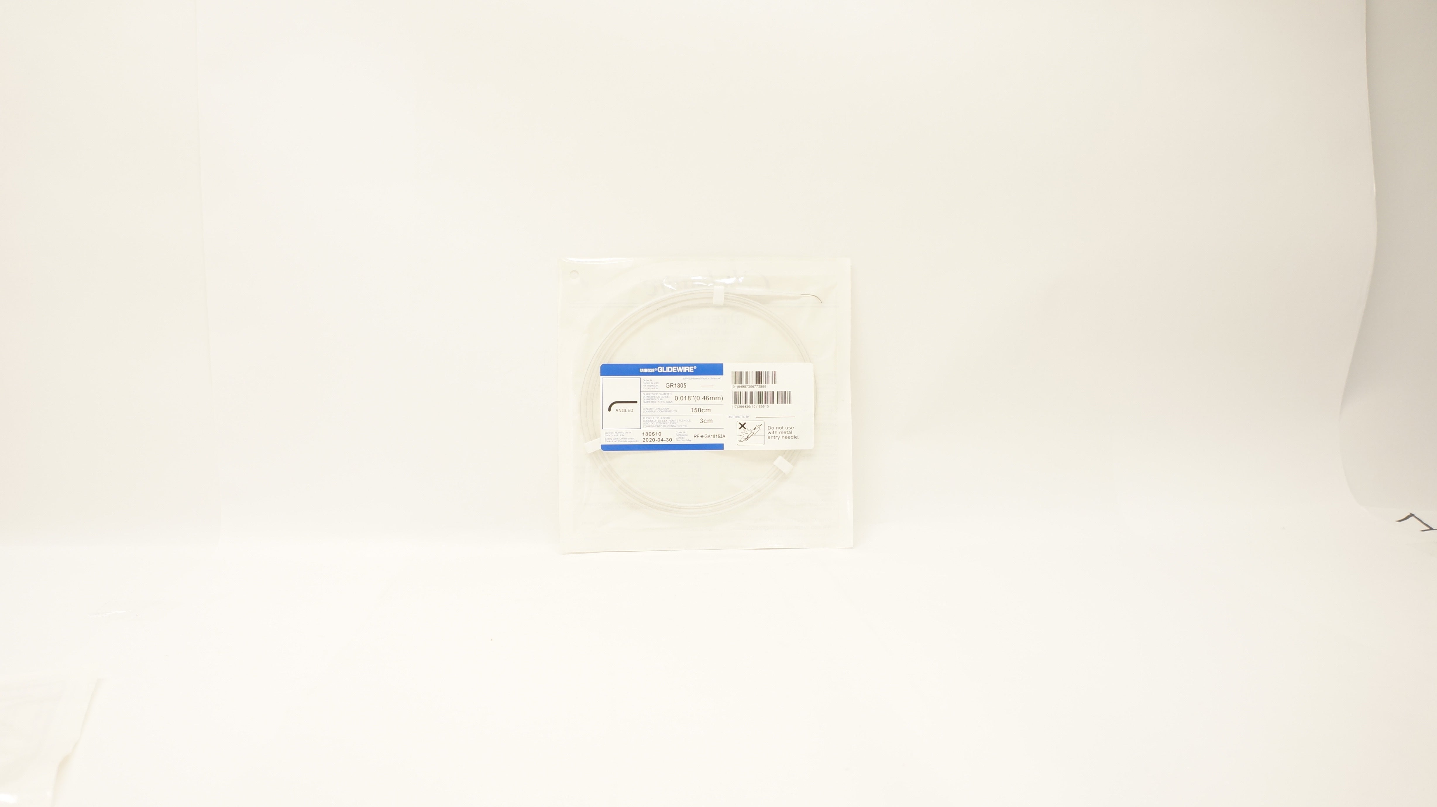 Terumo GR1805 Radifocus Glidewire Radiopaque Angled 0.018in x 150cm x 3cm (x)