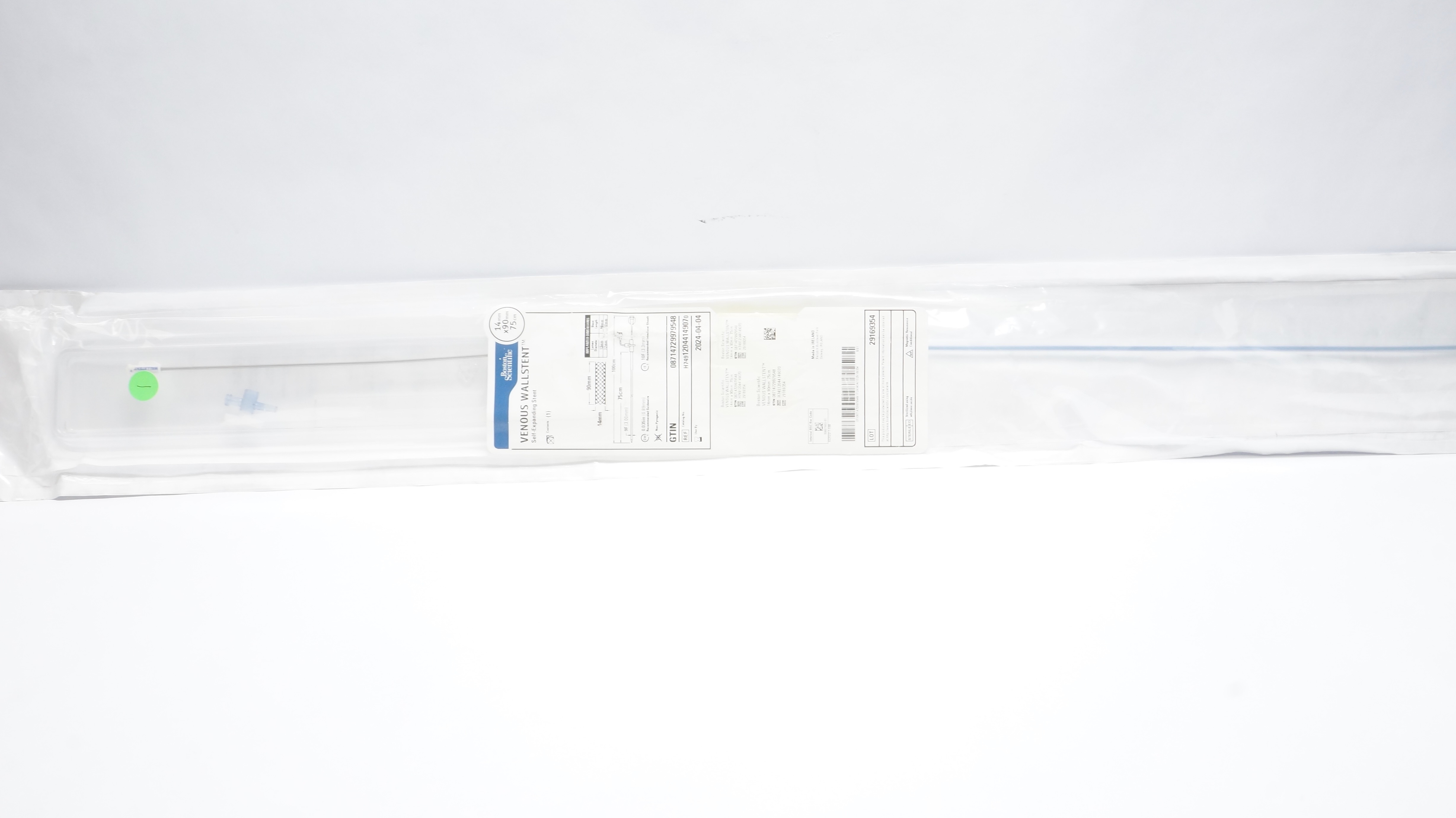 Boston Scientific 1204414907 Venous Wallstent 14mm x 90mm x 75cm (x)