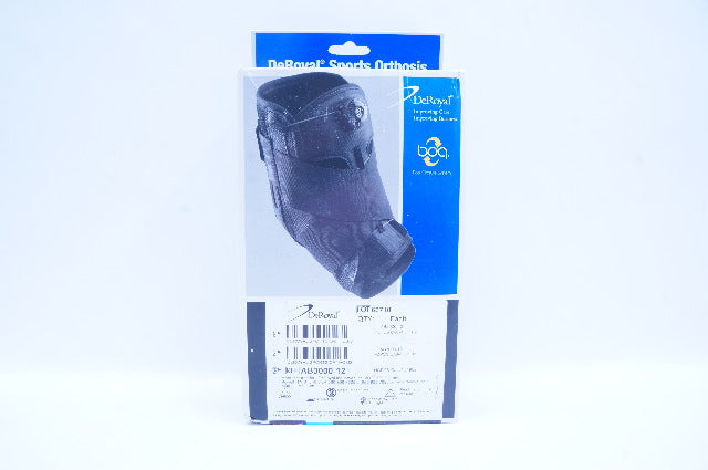 DeRoyal AB3000-12 Sports Orthosis Ankle Brace, Boa, Small