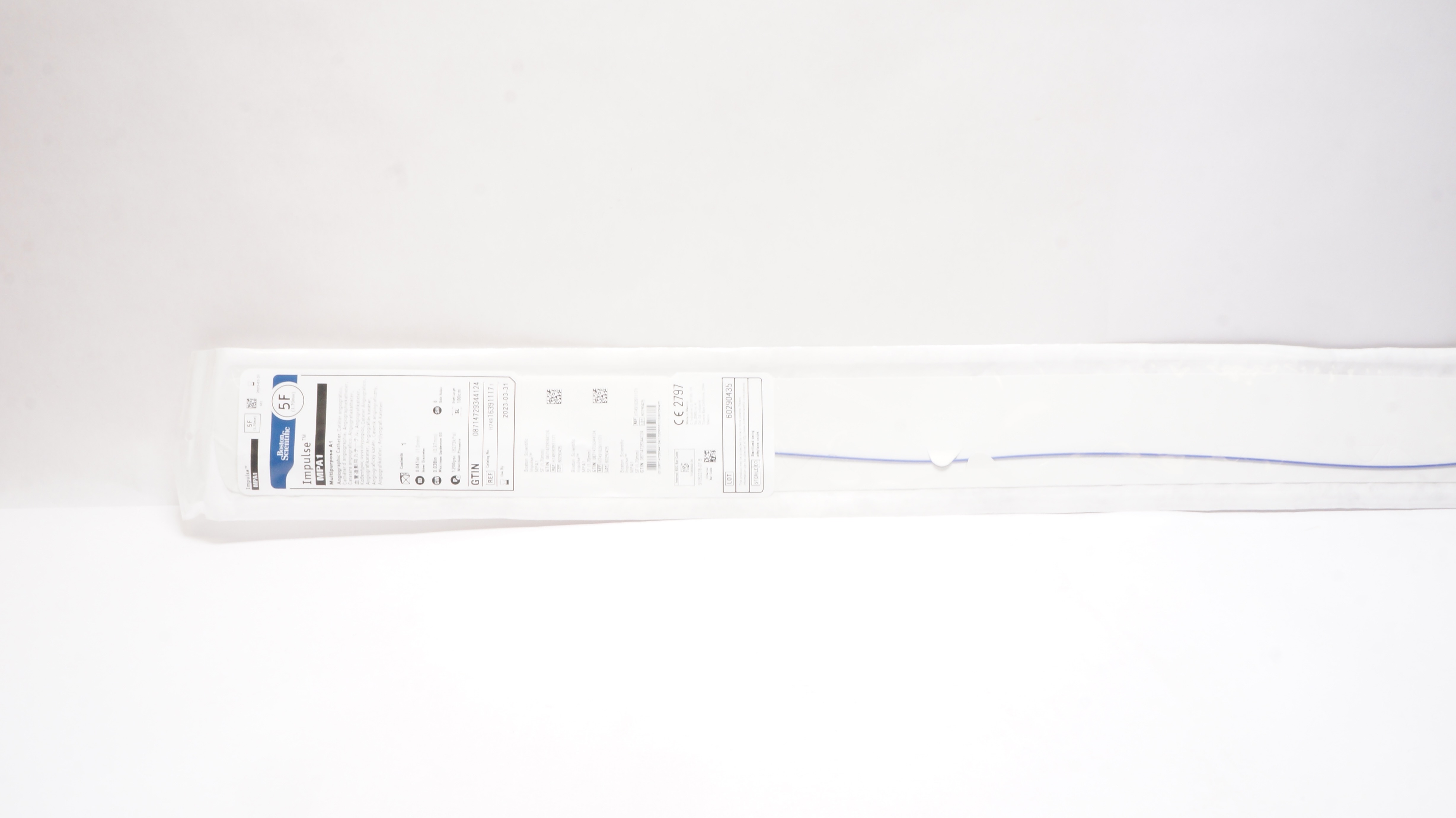 Boston Scientific 16391117 Impulse MPA1 Angiographic Cath 5F x 100cm (x)