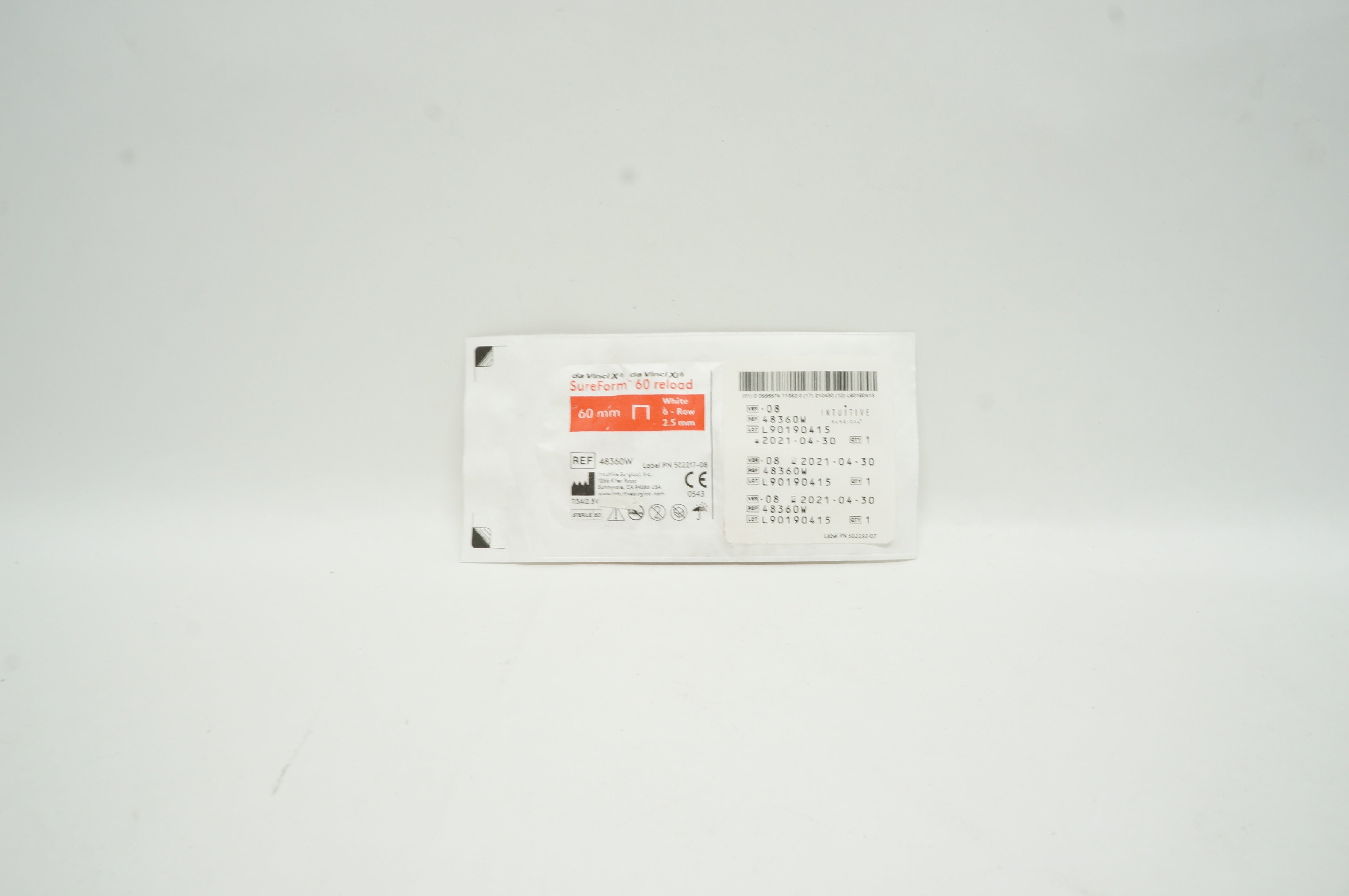 Intuitive 48360W da Vinci X, da Vinci Xi SureForm 60mm Reload, 6Row 2