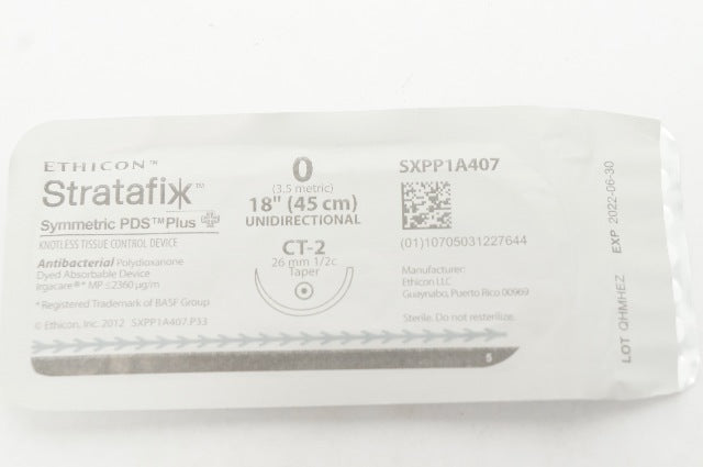 Ethicon SXPP1A407 0 Stratafix Symmetric PDSP+Stre CT-2 26mm 1/2c Taper 18inch(x)