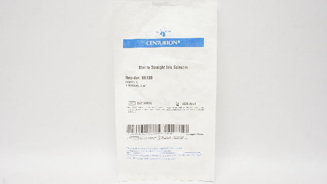 Centurion 66155 Sterile Straight Iris Scissors 4.50 inch