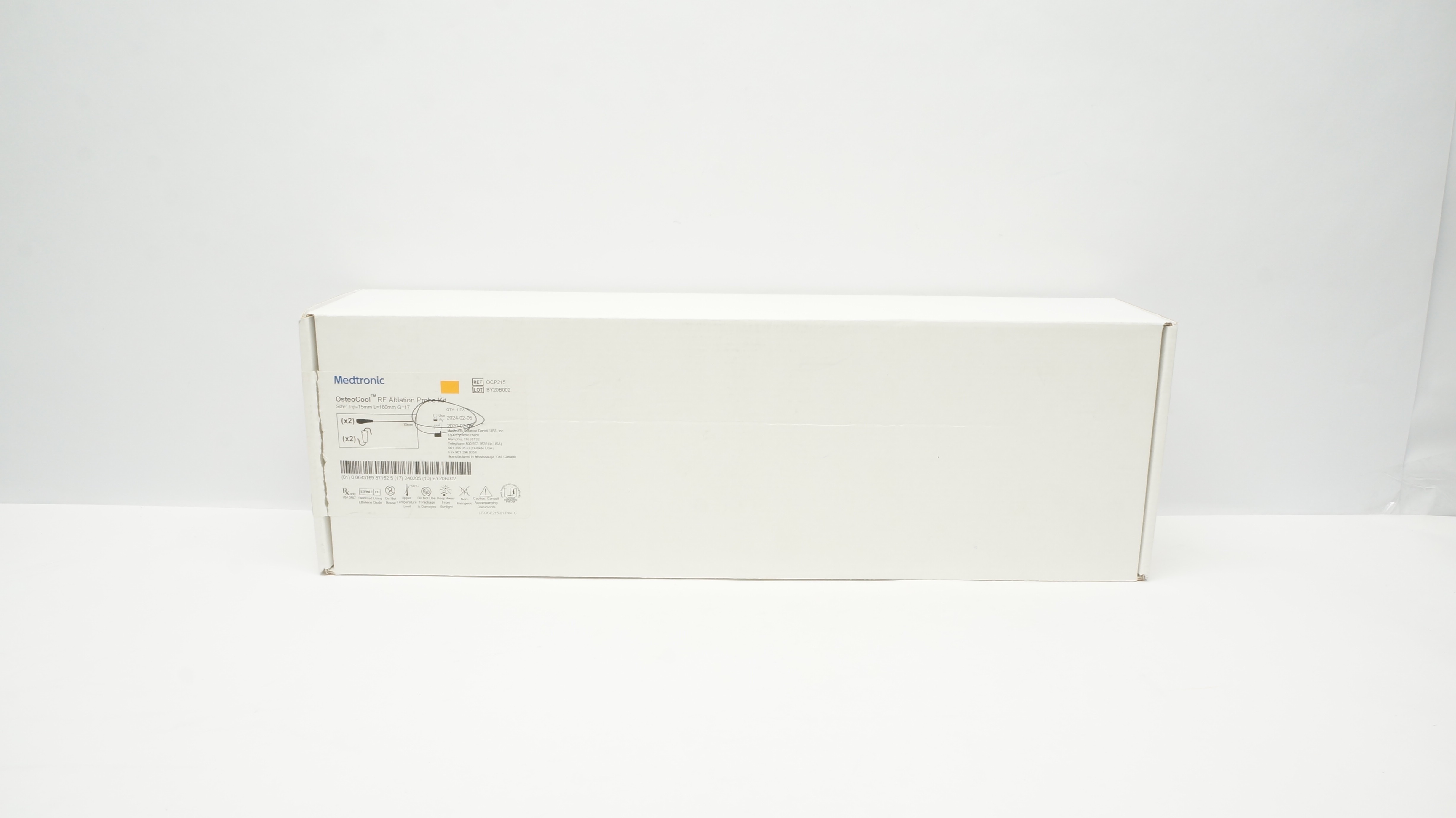 Medtronic OCP215 OsteoCool RF Ablation Probe 17G x 15mm x 160mm (x)