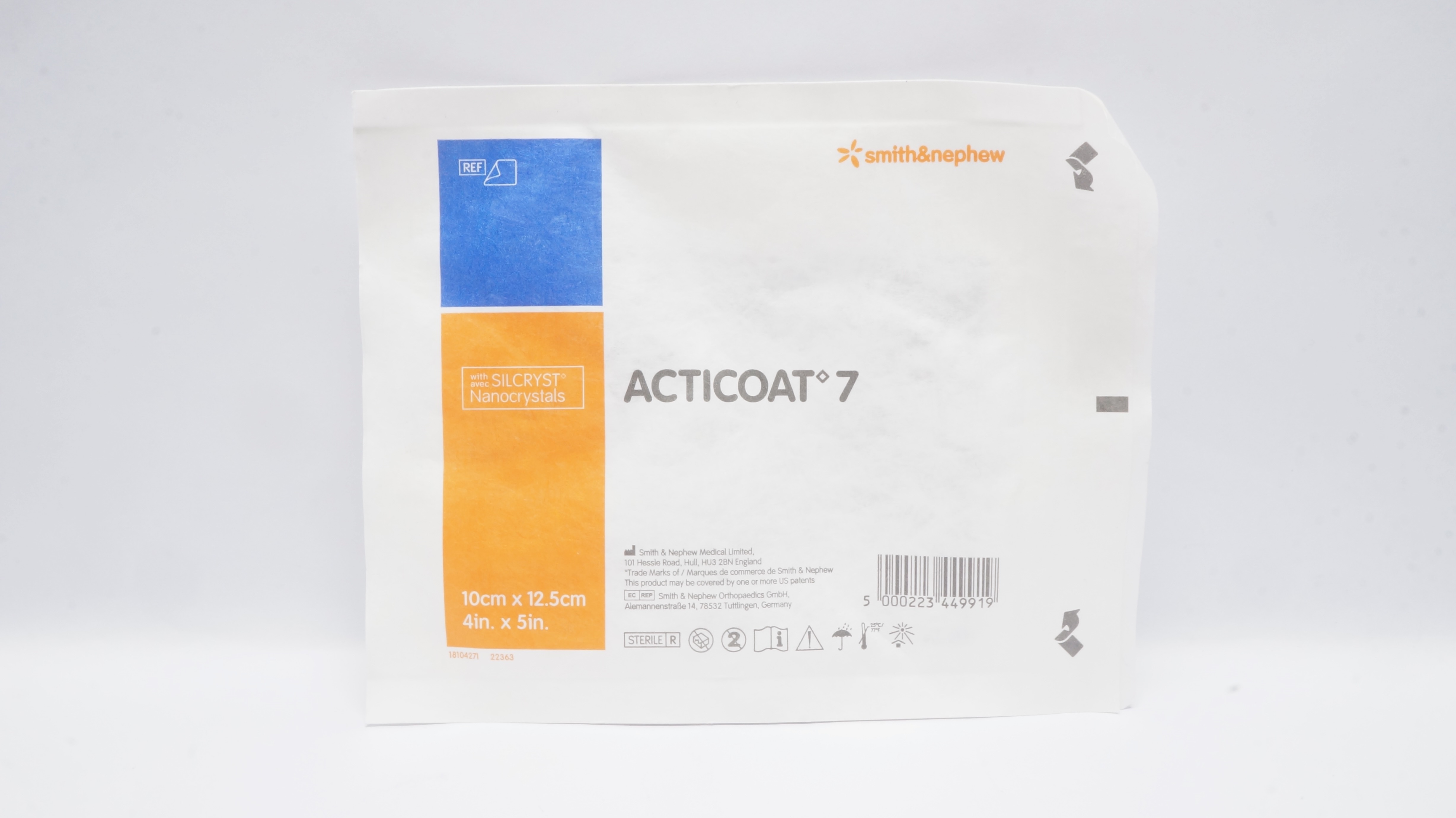 Smith&Nephew 20141 Acticoat 7 Antimicrobial Barrier Dressing 4 x 5inch (x)