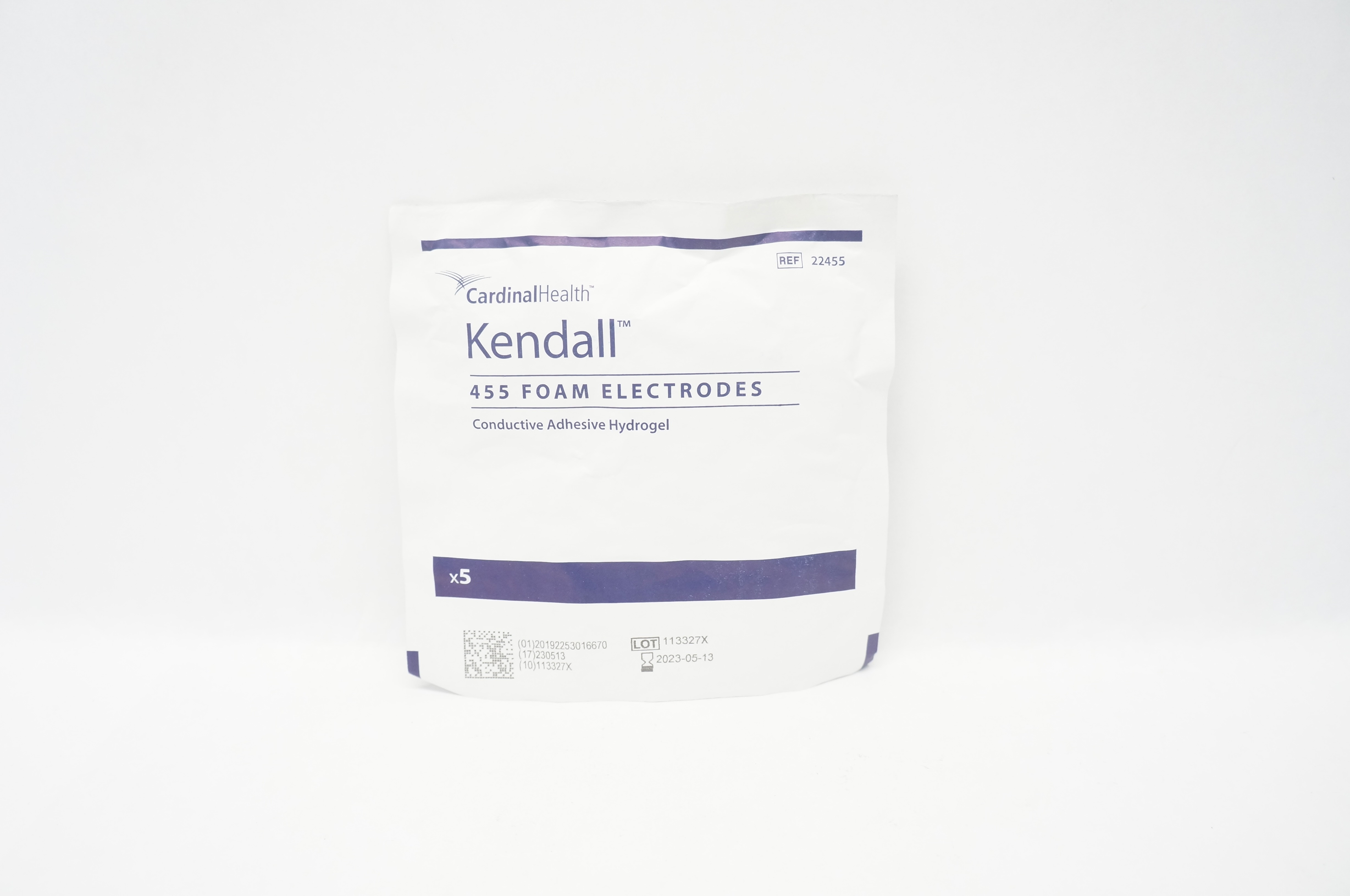 Cardinal Health 22455 Kendall 455 Foam Electrodes - Pack of 5