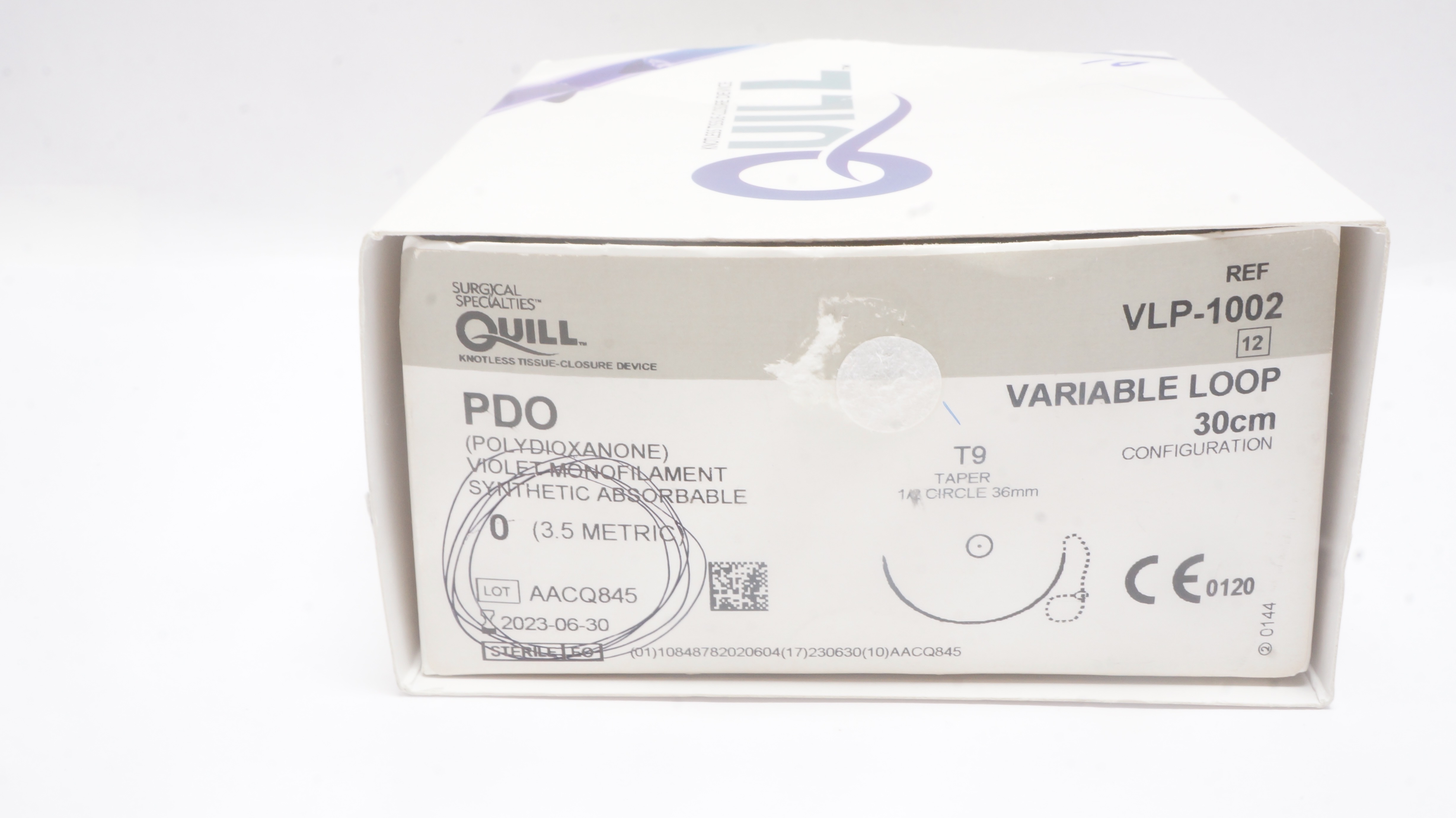 Quill VLP-1002 0 Surgical Specialties PDO Variable Loop, 30cm (x) - Box of 10