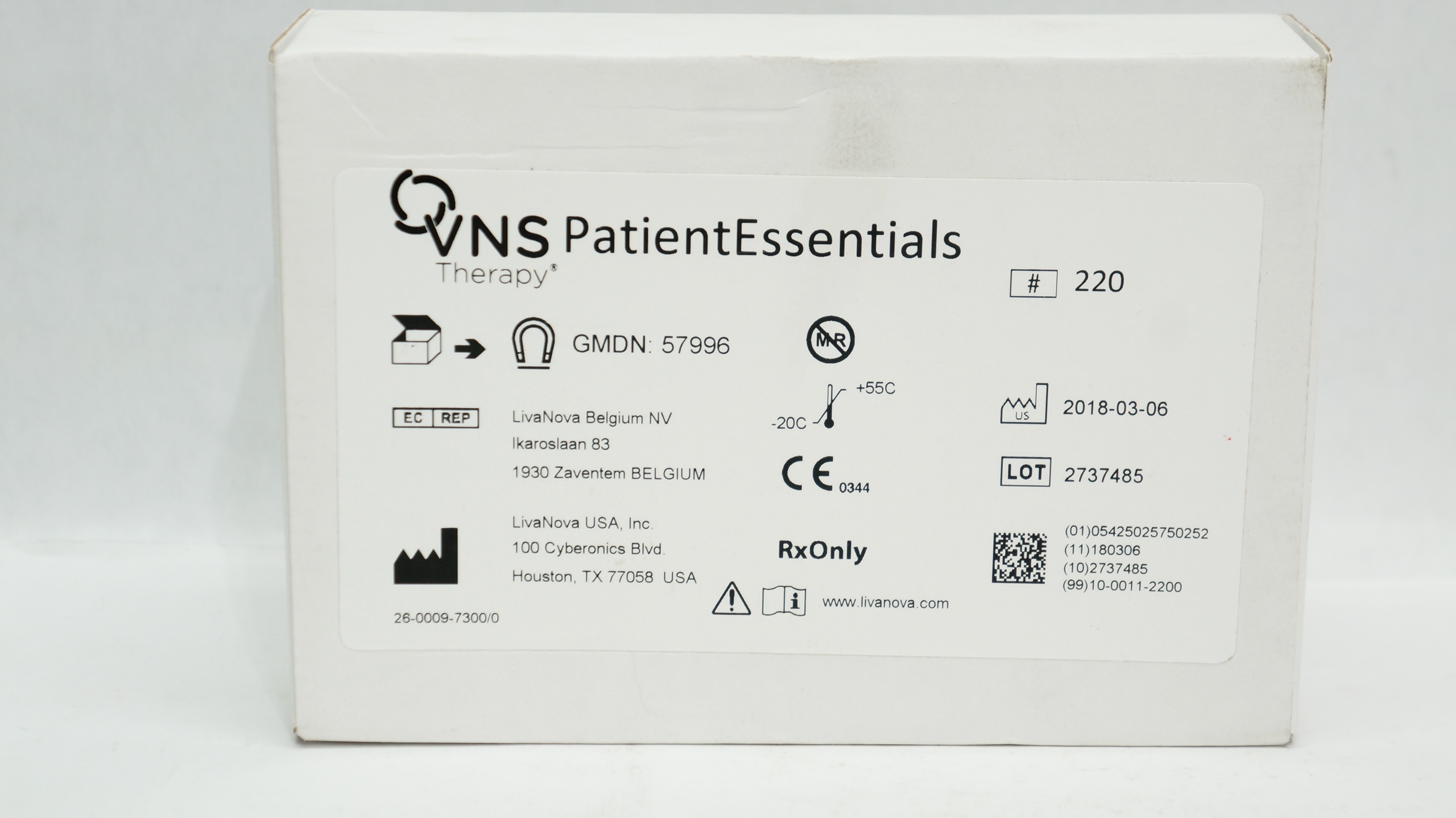 LivaNova 220 VNS Therapy Patient Essential