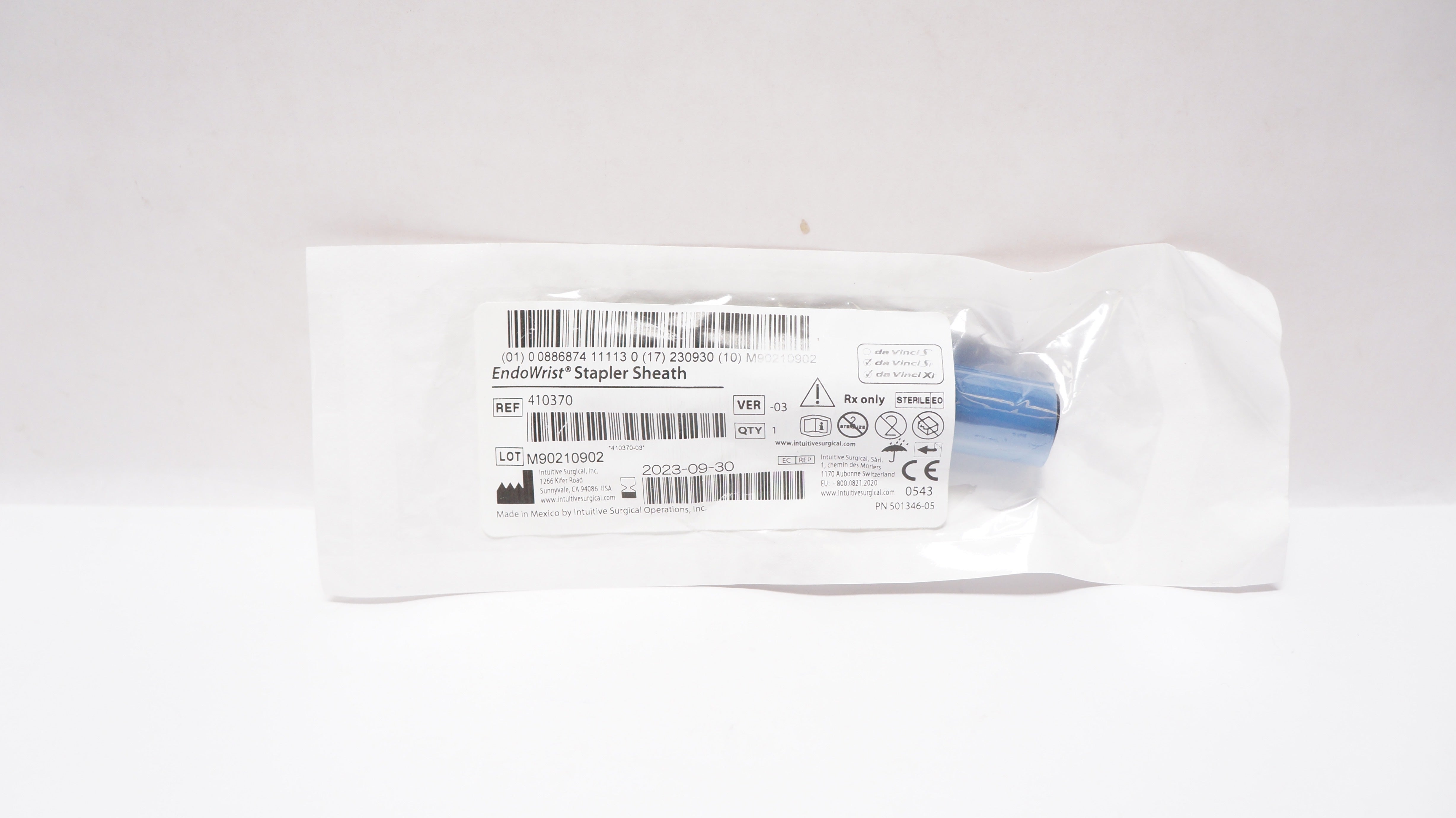 Intuitive Surgical 410370 da Vinci Si da vinci Xi EndoWrist Stapler Sheath