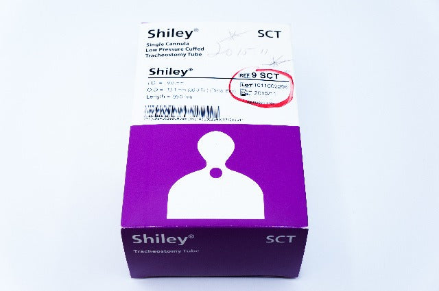 Tyco Healthcare 9SCT Shiley Low Pressure Cuffed Tracheostomy Tube 9.0x12.1mm (x)