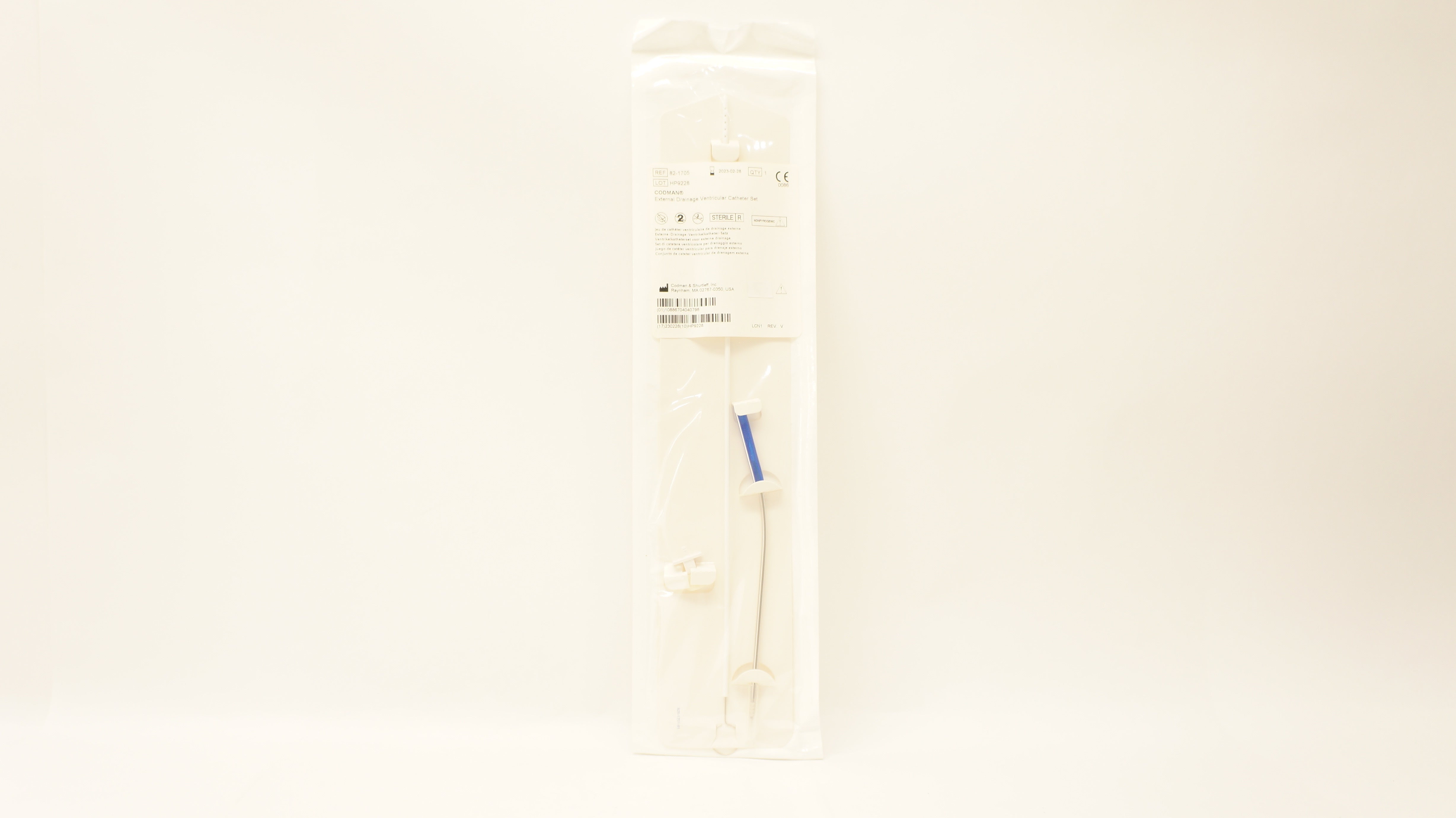 Codman 82-1705 External Drainage Ventricular Cath Set