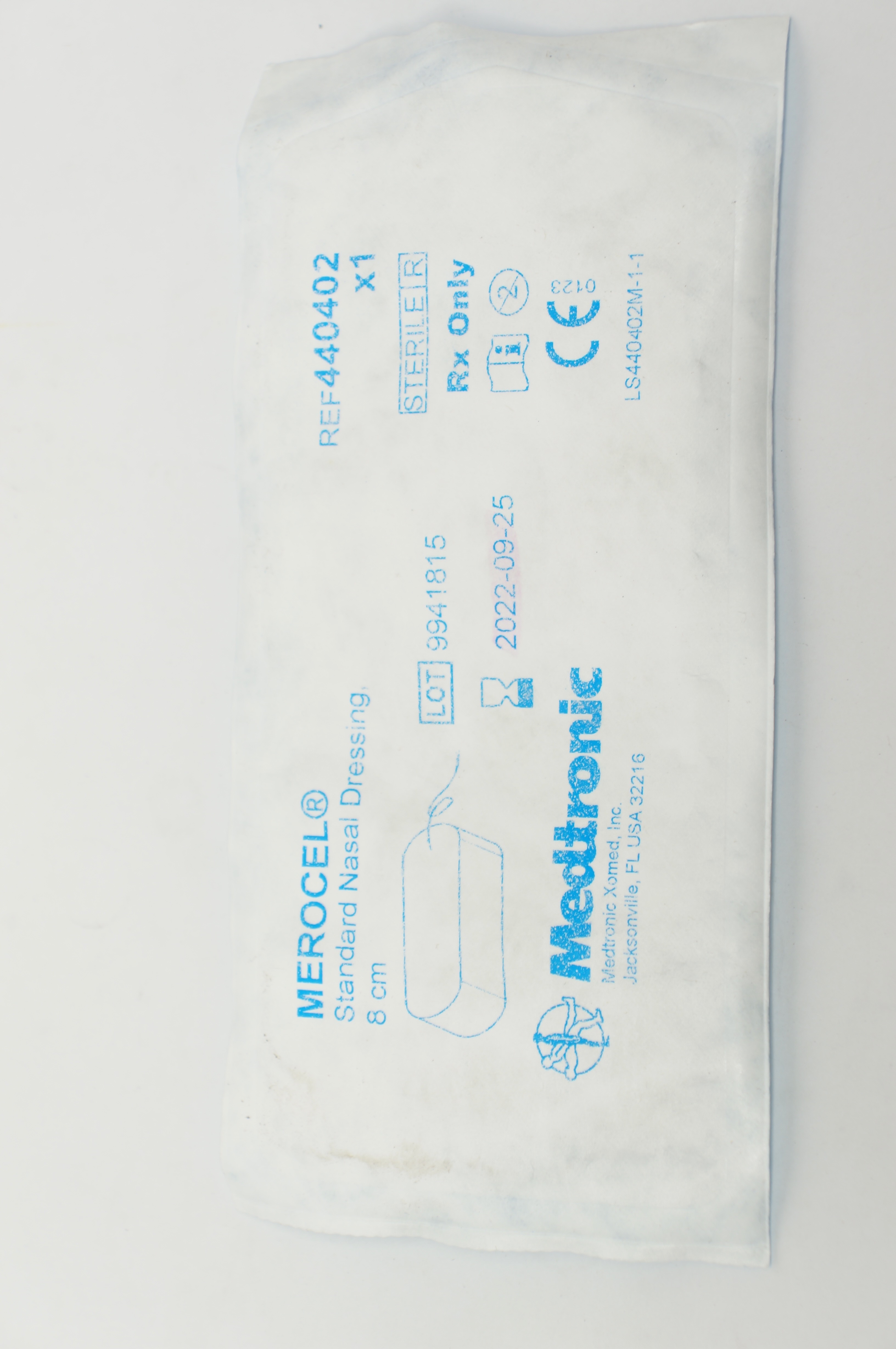 Medtronic 440402 MEROCEL Standard Nasal Dressing 8cm (x)