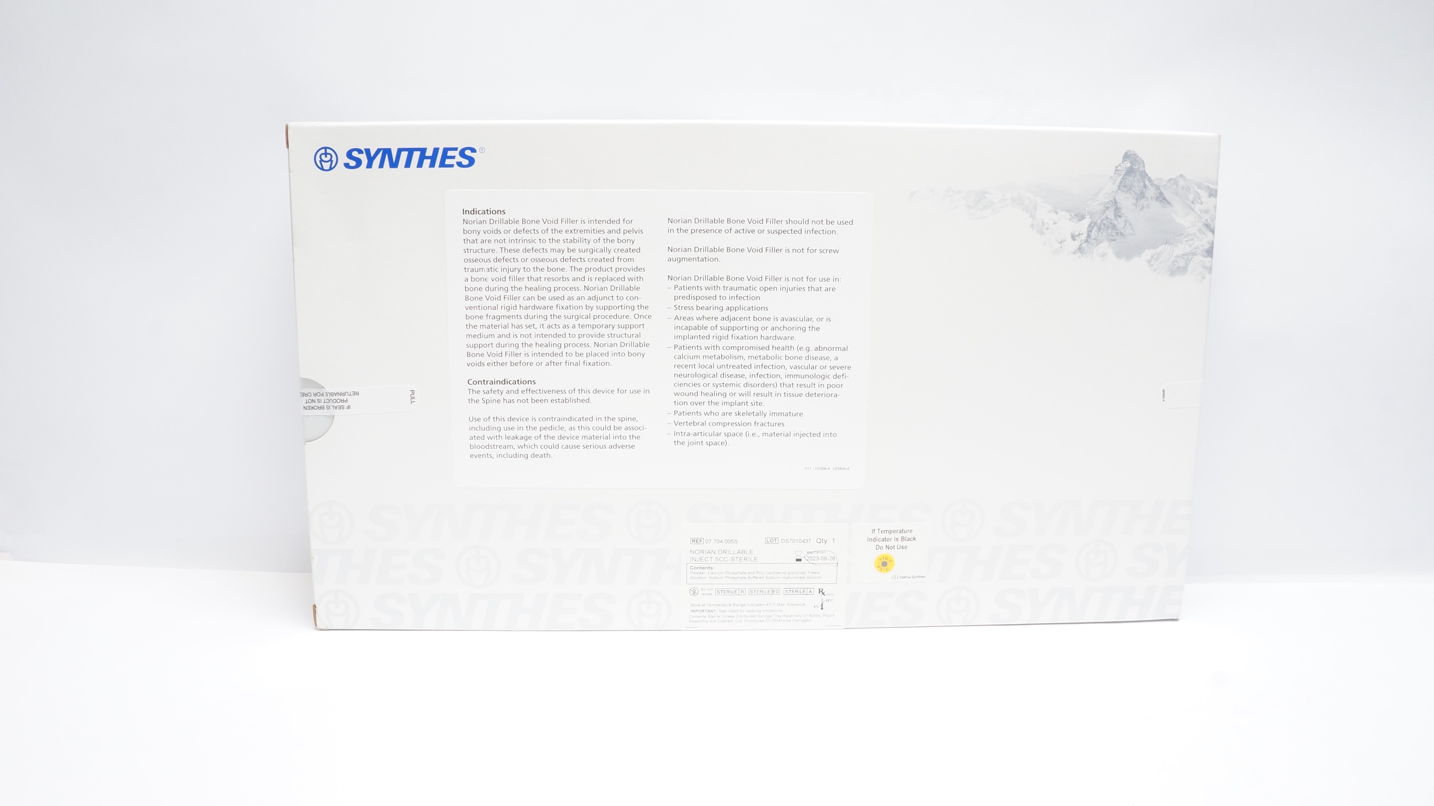 Synthes 07.704.005S Norian Drillable Inject 5cc-Sterile (x)