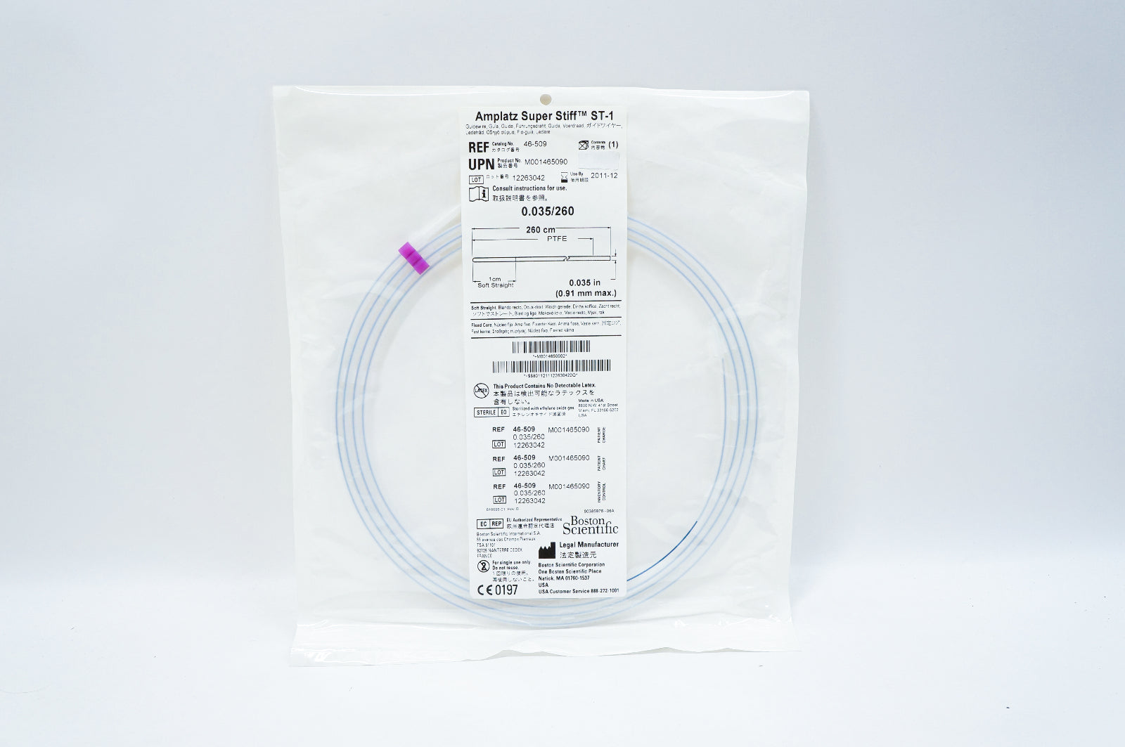 Boston Scientific 46-509 Amplatz Super Stiff ST-1 Guidewire (x)