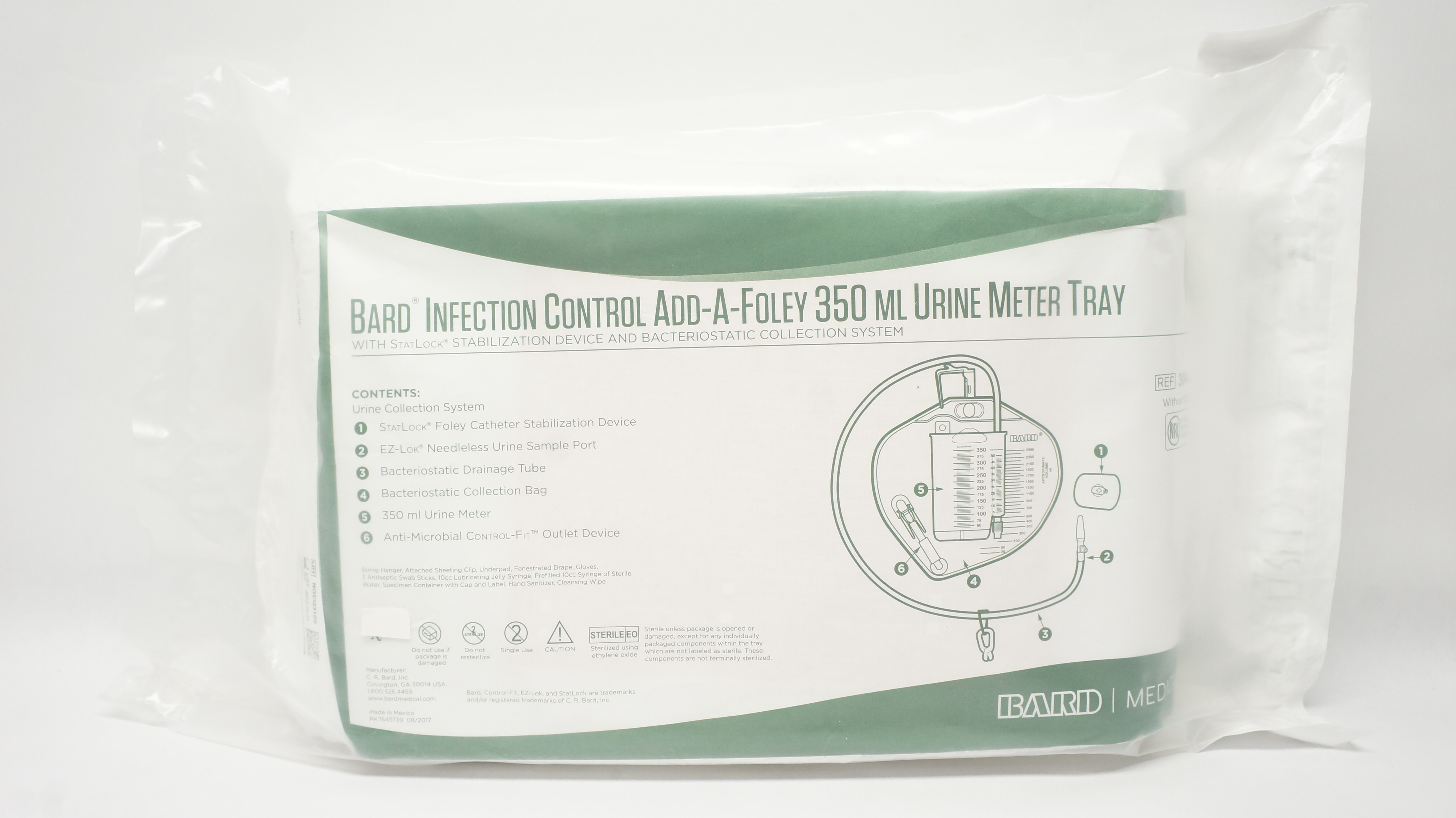 Bard 304400A Infection Control Add-A-Foley 350Ml Urine Meter Tray