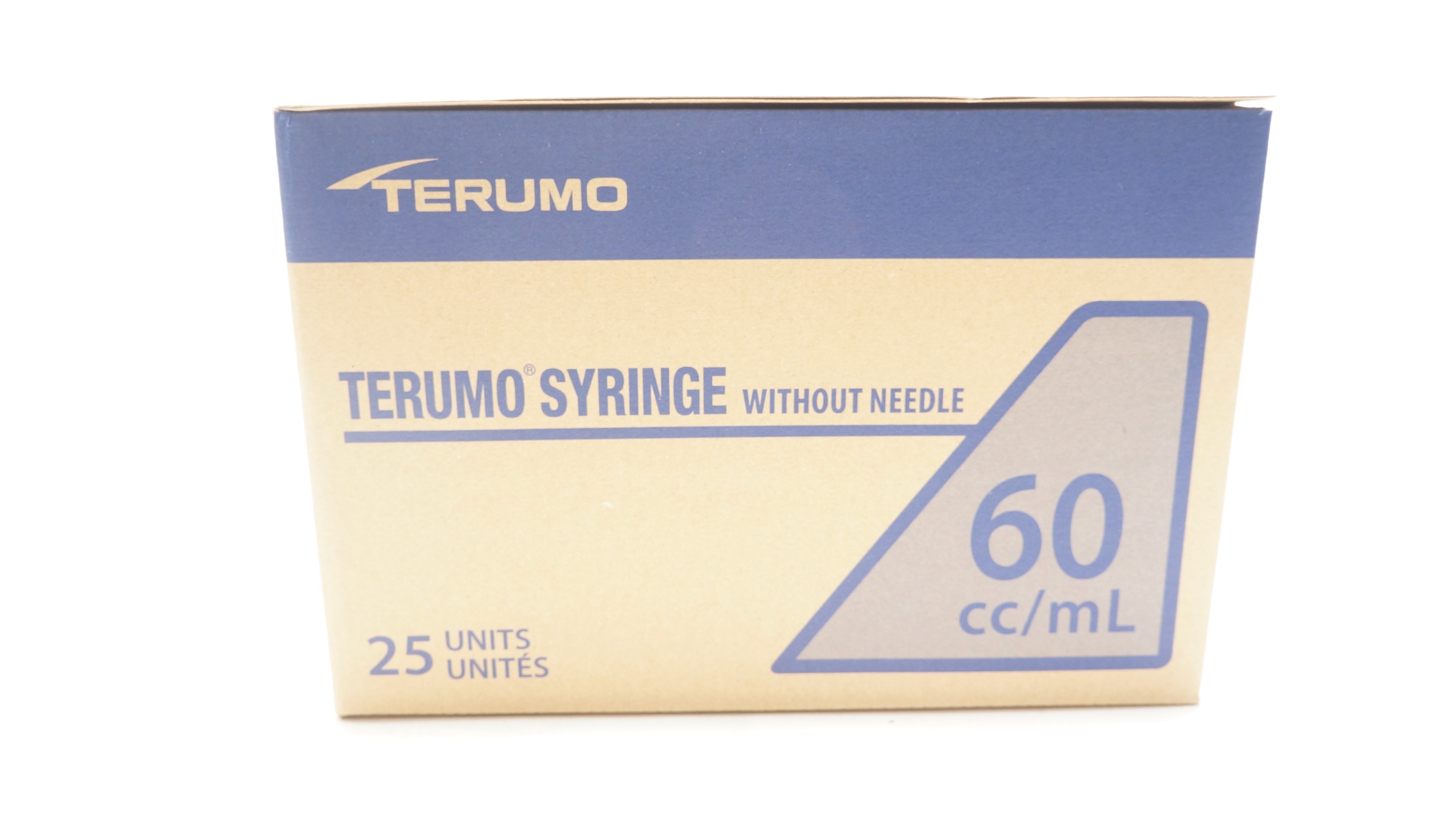 Terumo SS-60C Syringe Without Needle, Embout Catheter 60cc/ml - Box of 25 (x)