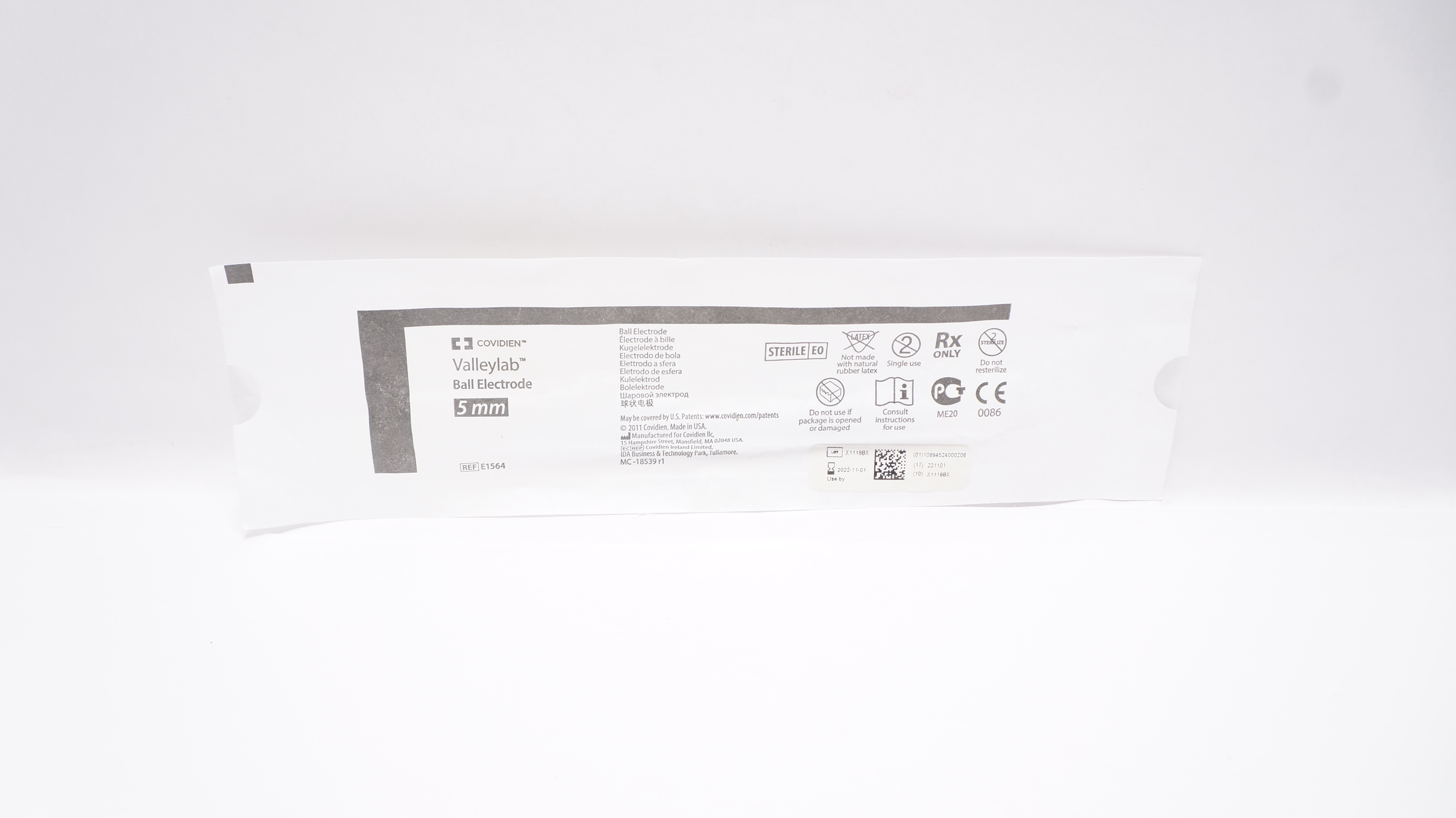 Covidien E1564 Valleylab Ball Electrode 5mm (x)