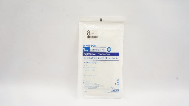 McKesson 20-2085 Perry Polyisoprene Powder-Free Surgical Gloves, Size 8-1/2 (x)