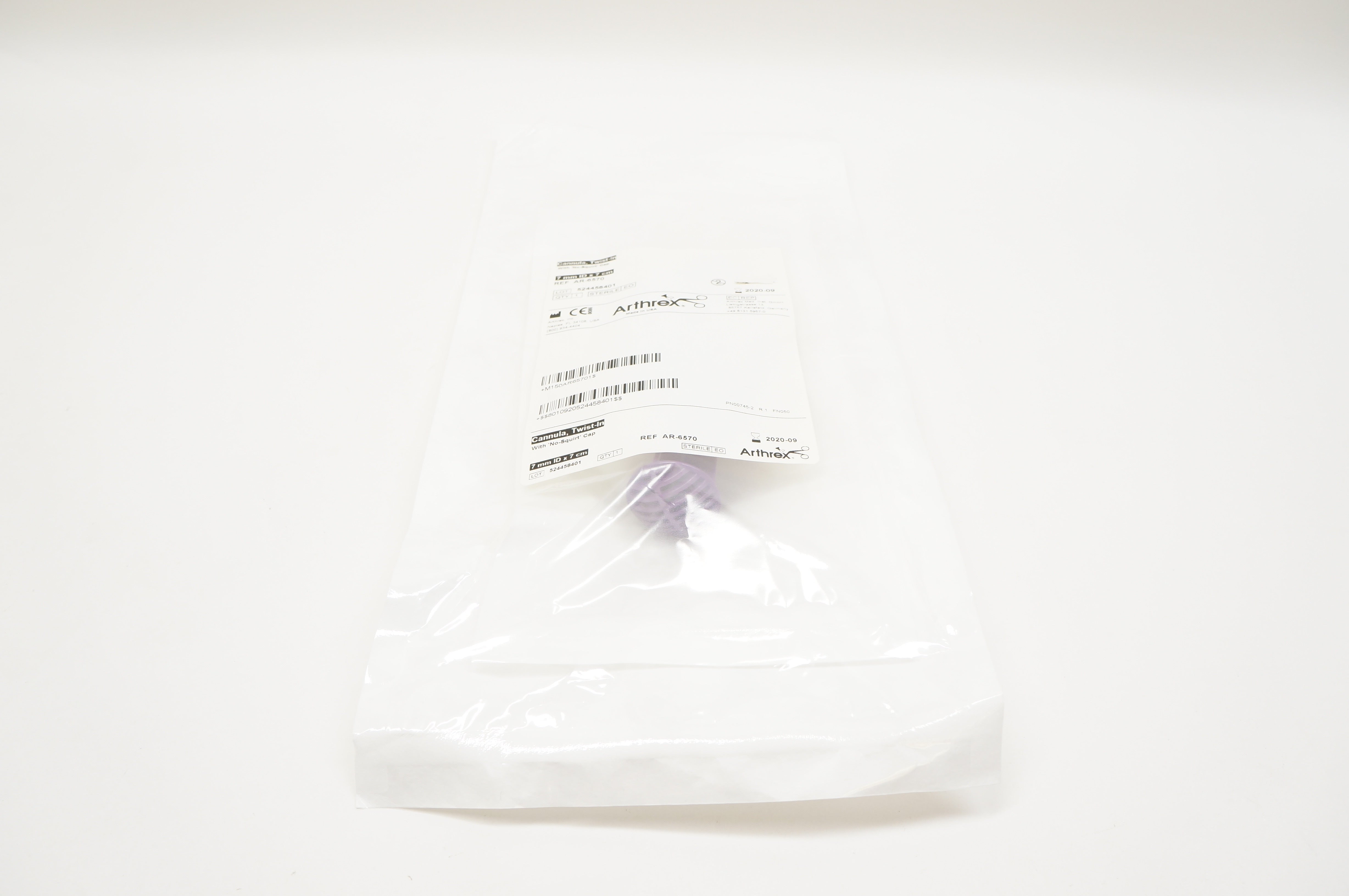 Arthrex AR-6570 Cannula, Twist-In 7mm x 7cm