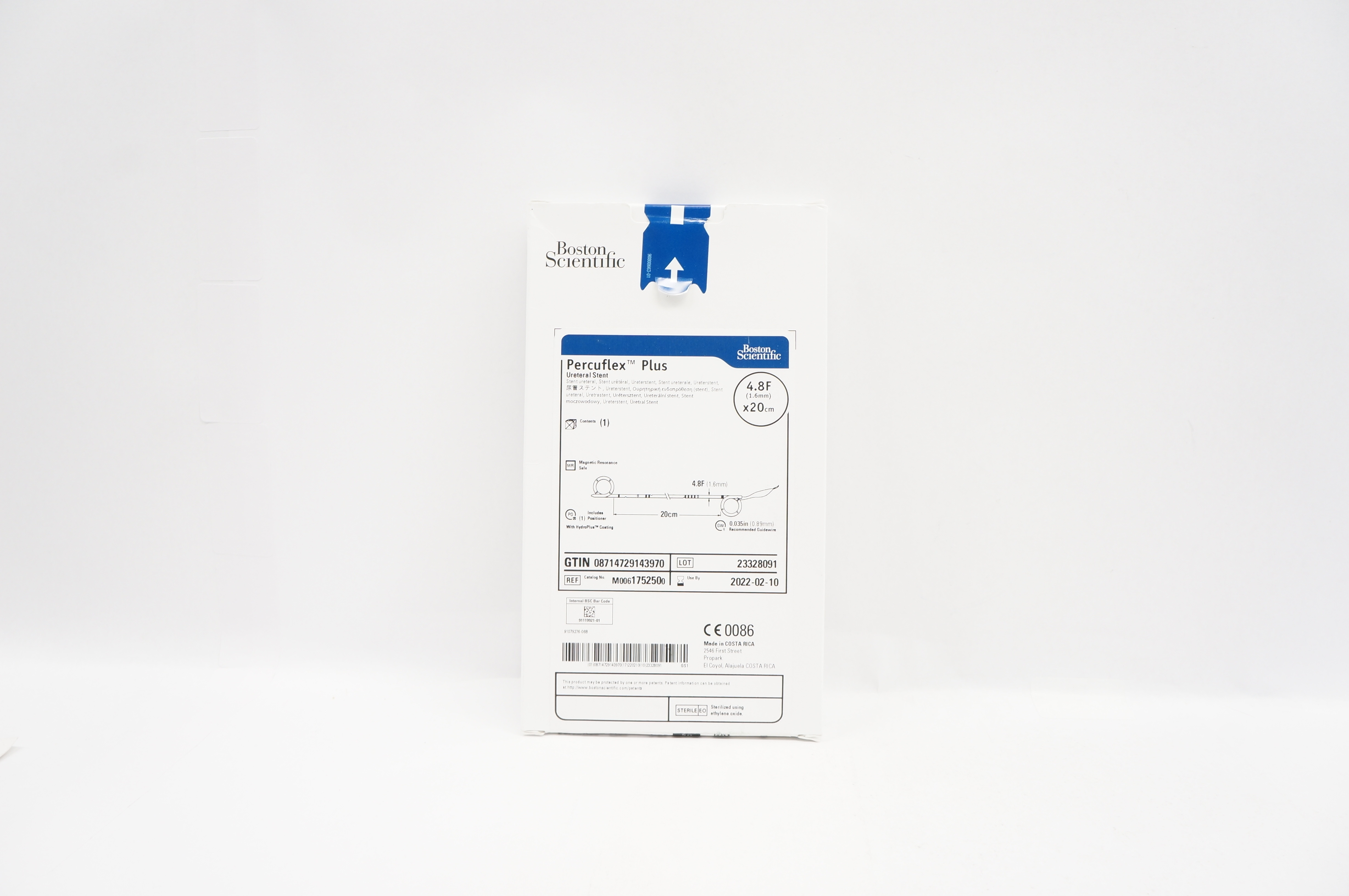 Boston Scientific 175250 Percuflex Plus Ureteral Stnt 4.8F x 20cm (x)