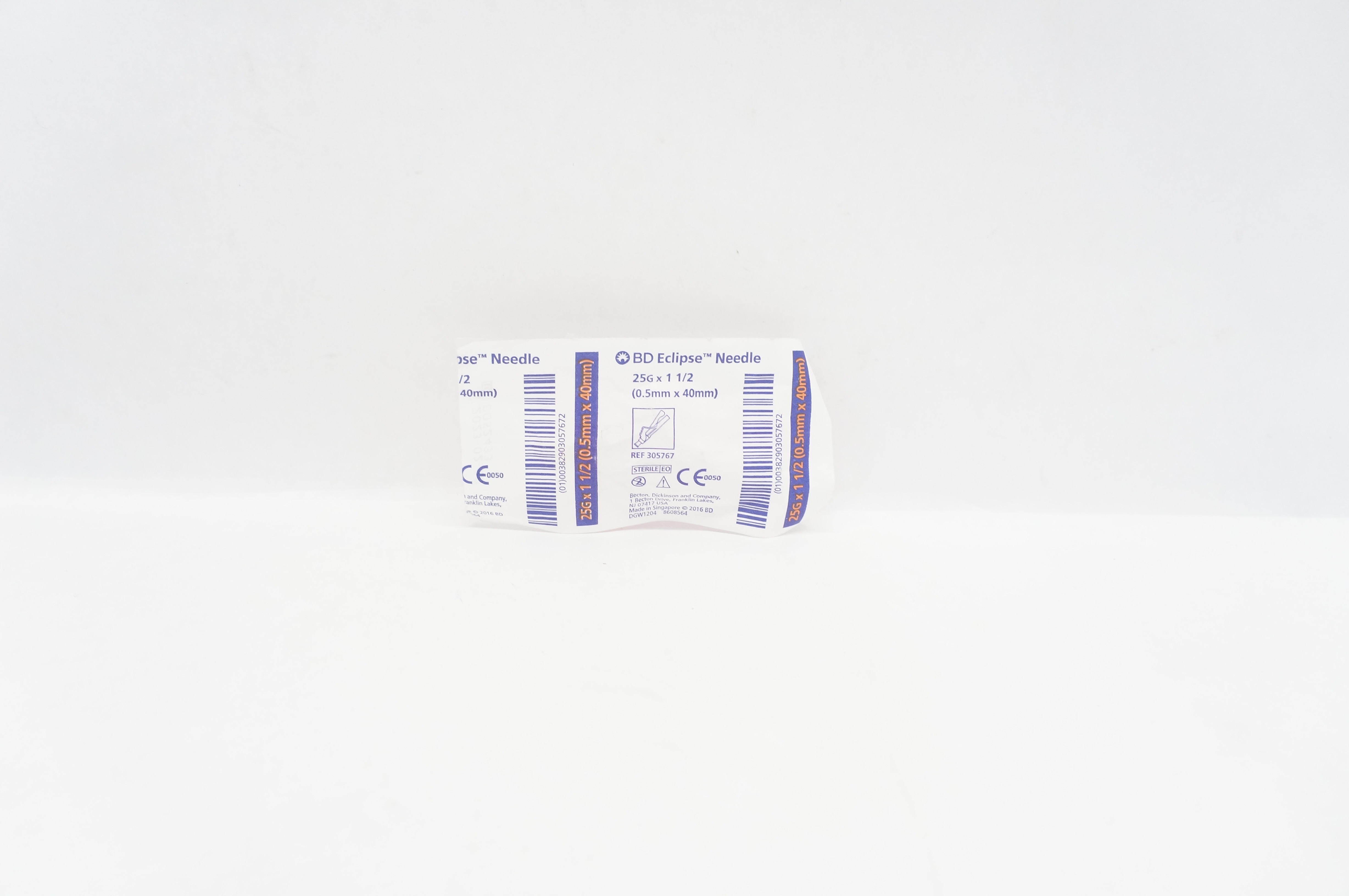BD 305767 Eclipse Ndle. 25G x 1-1/2inch