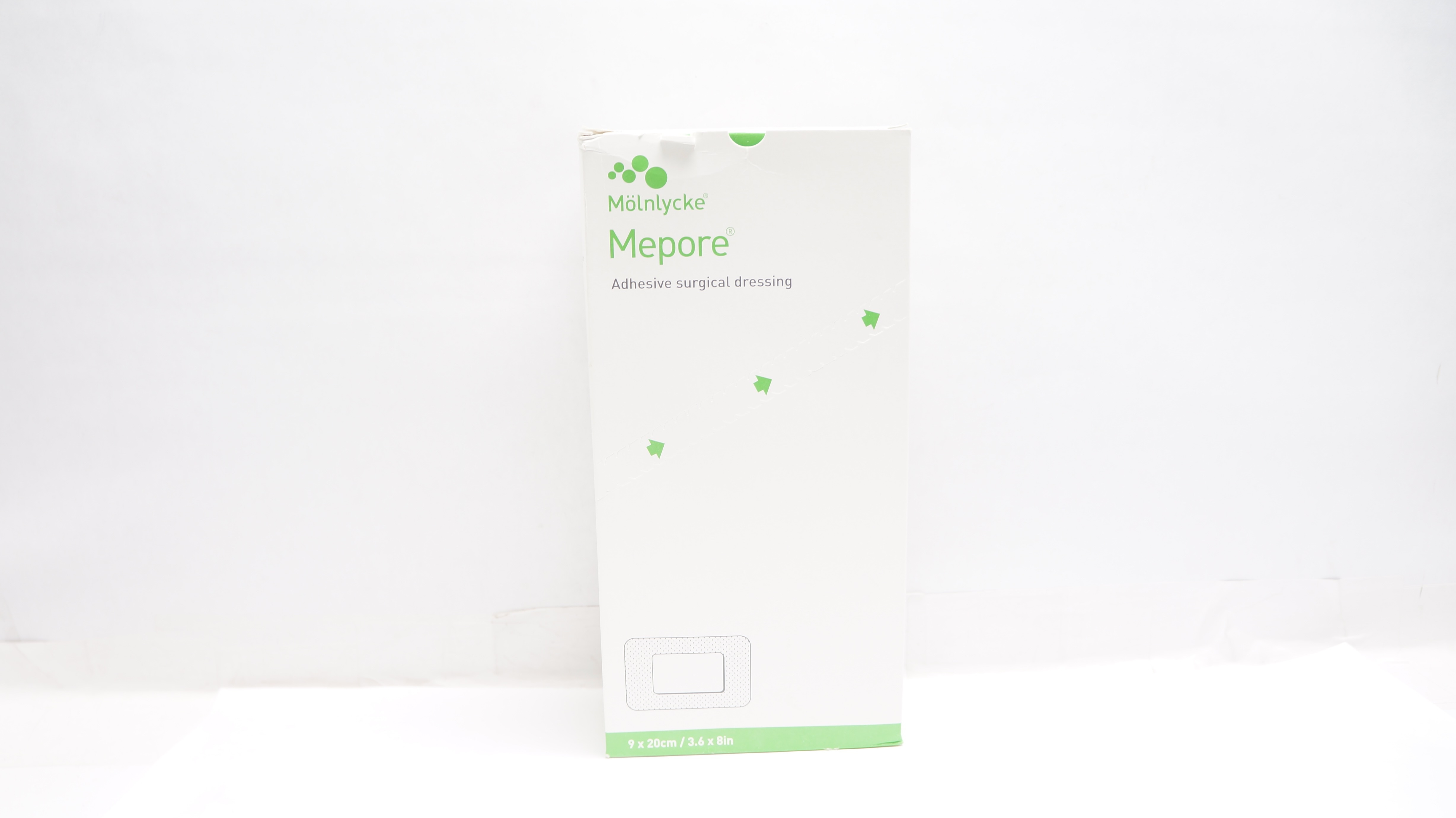 Mölnlycke 671100 Mepore Adhesive Surgical Dressing 3.6 x 8In Box of 30