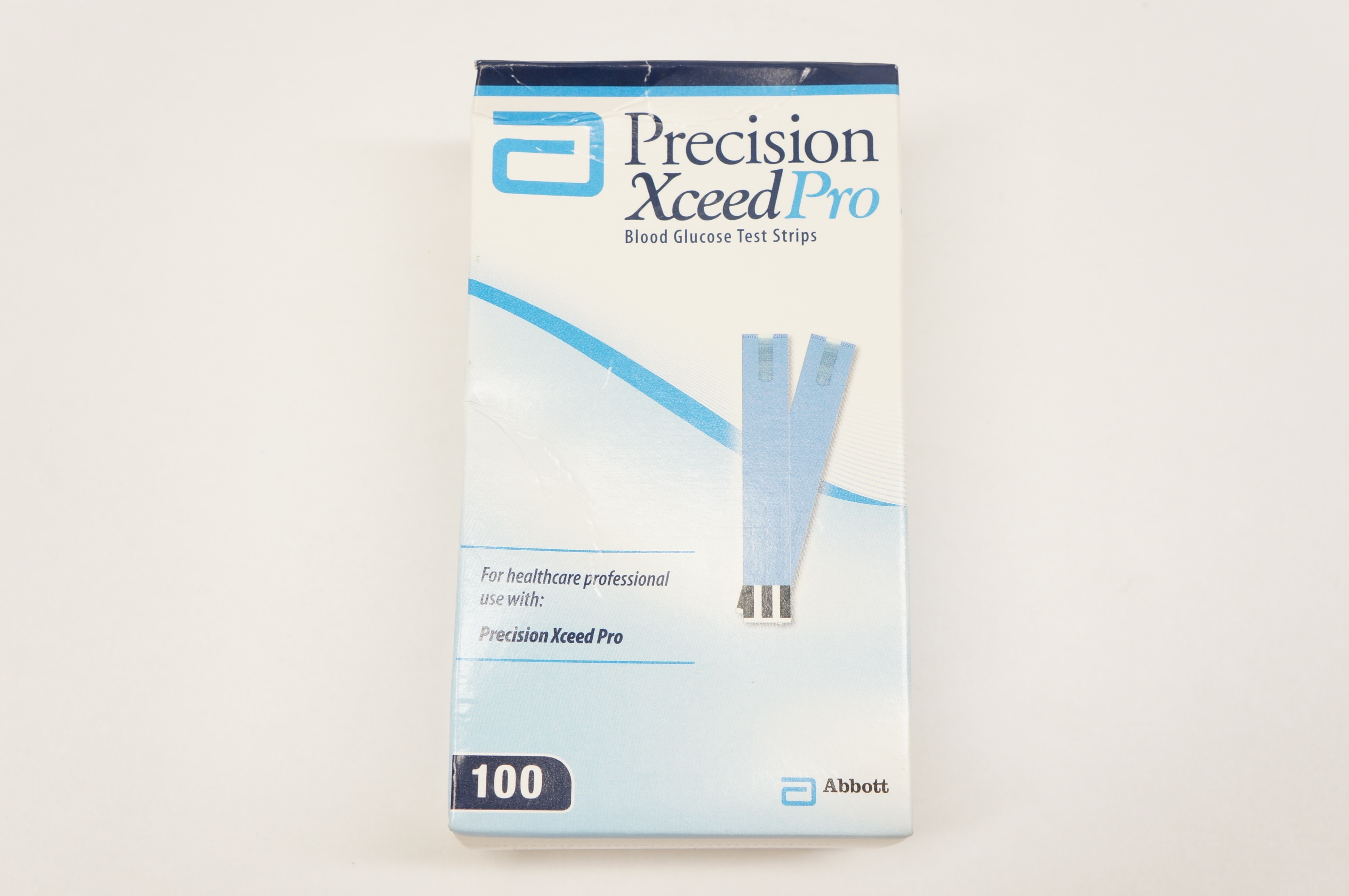 Abbott 7093201 Precision Xceed Pro Blood Glucose Test Strips (x) Box