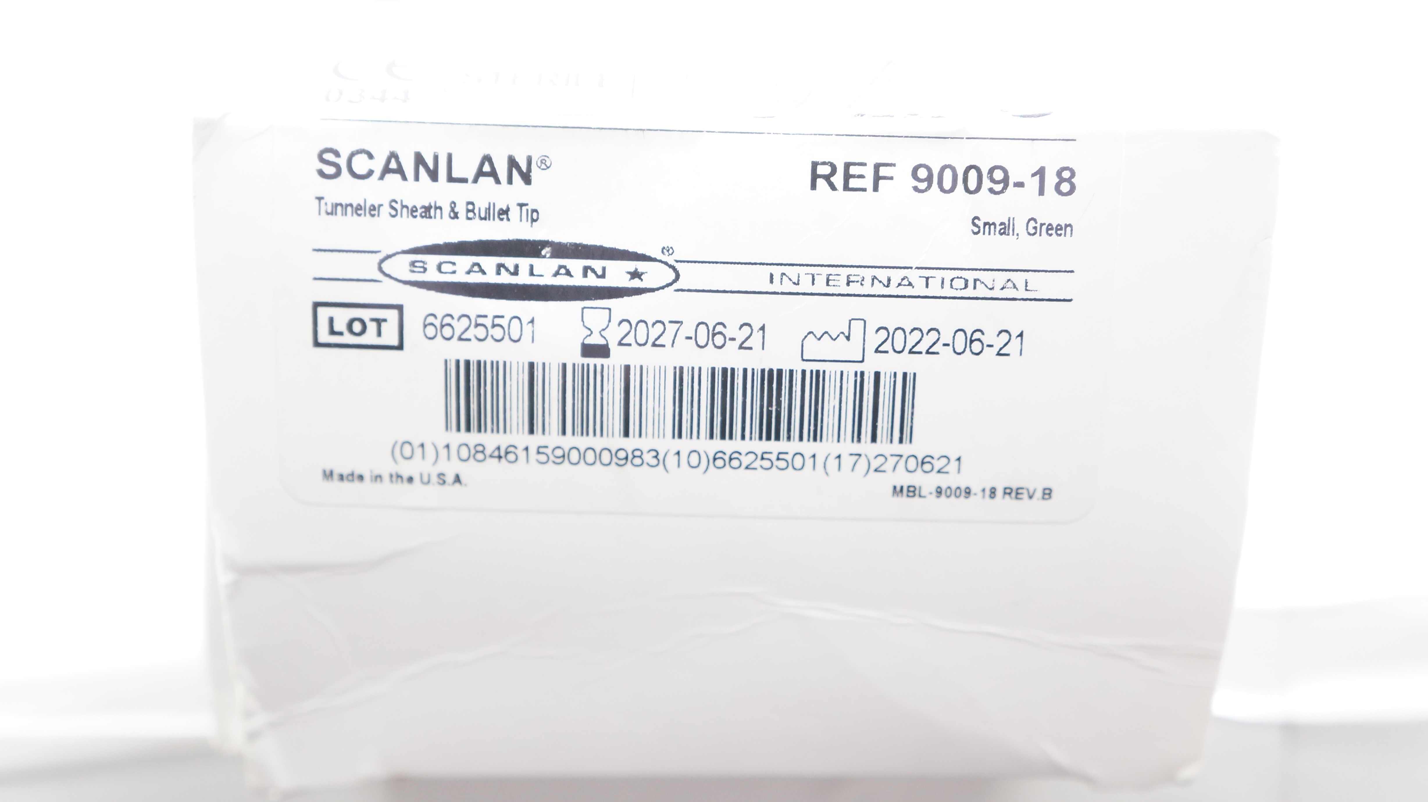 Scanlan 900918 Tunneler Sheath & Bullet Tip, Small Green Box of 5