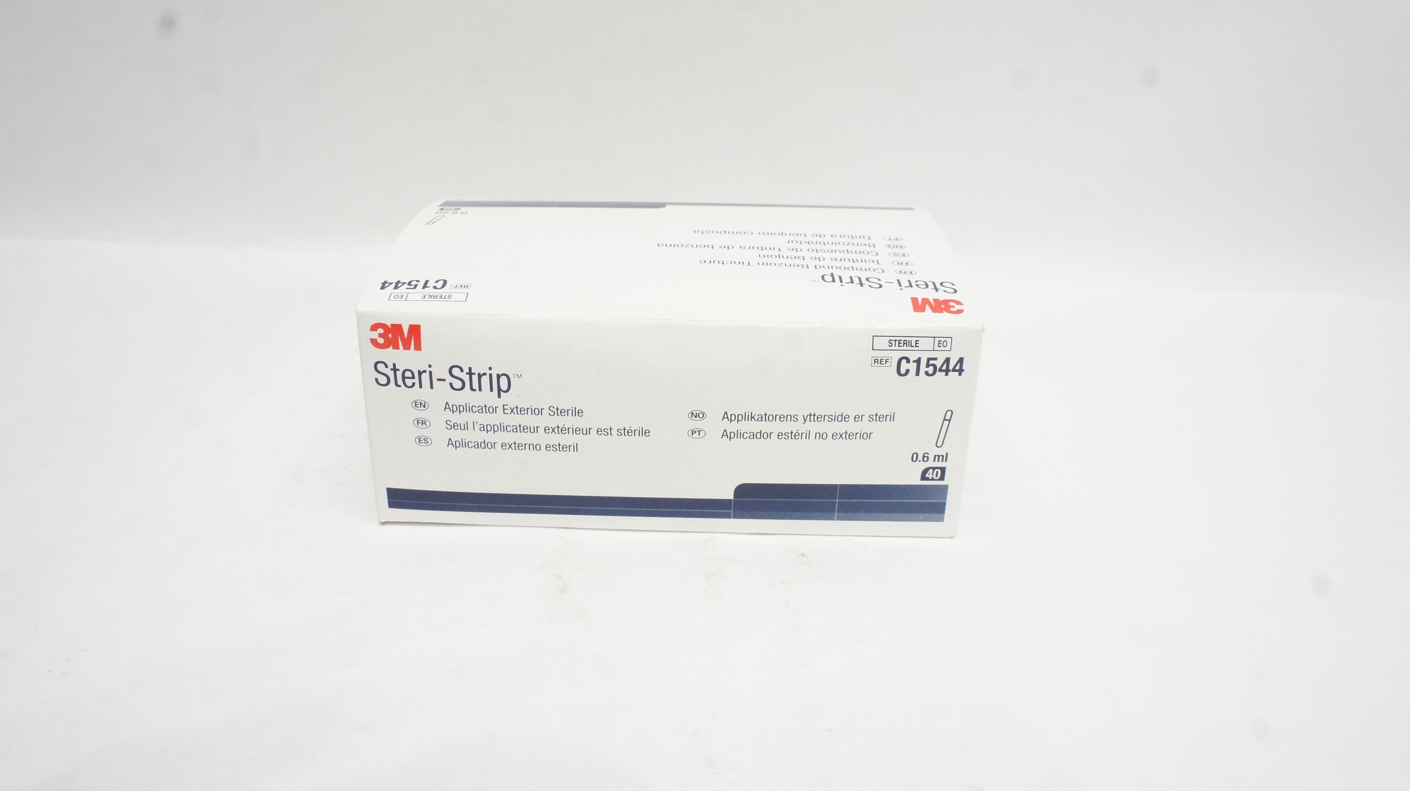 3M C1544 Steri-Strip Compund Benzoin Tincture 0.6mL - Box of 40