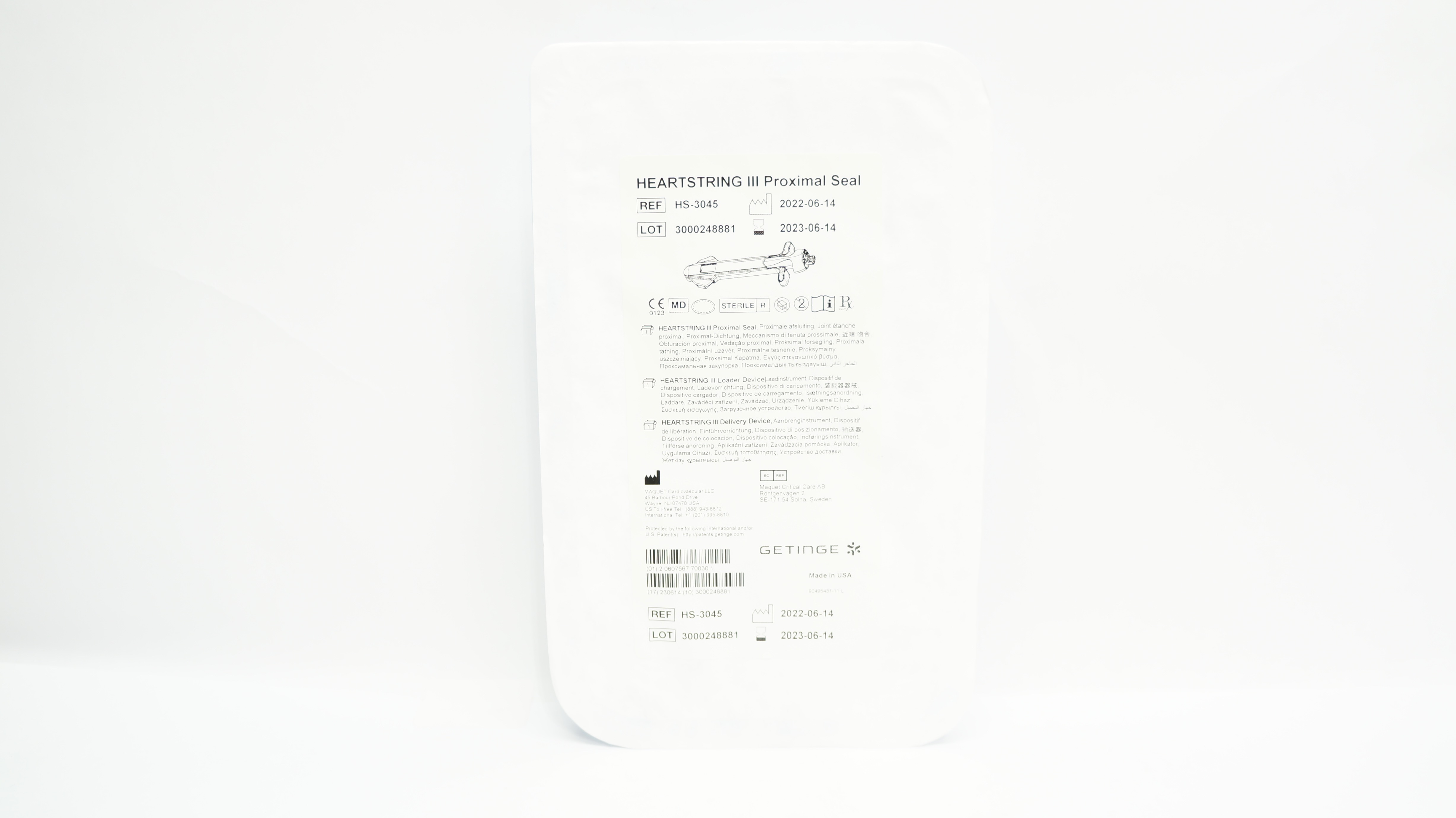 Maquet HS-3045 Heartstring III Proximal Seal System (x)