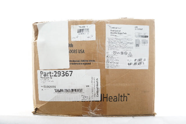Cardinal Health 29367 Convertors Fluid Control Shoulder Drape Pack - Case of 10