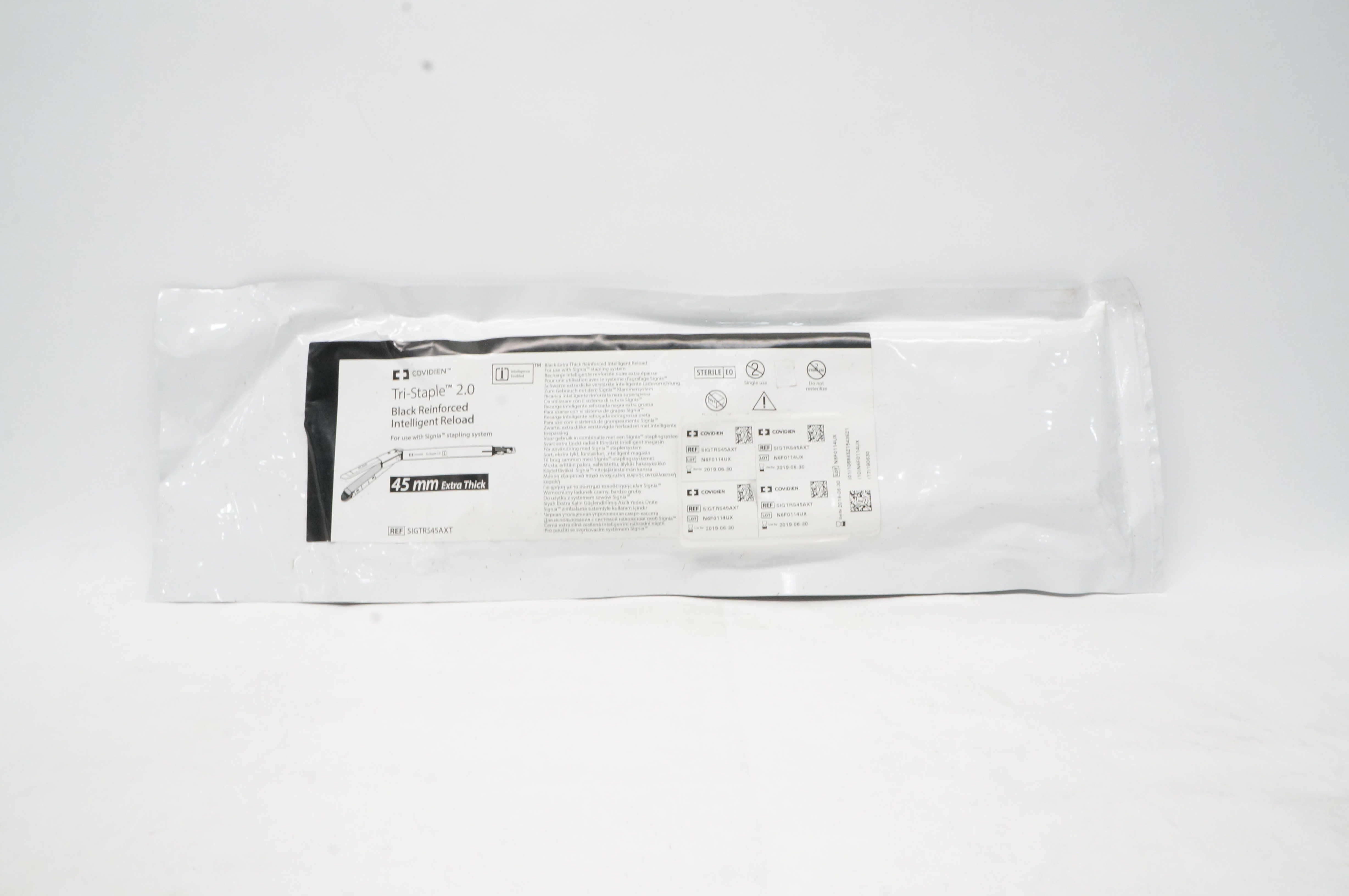 Covidien SIGTRS45AXT Tri-Staple 2.0 Black Reinforced Intelligent Reload 45mm (x)