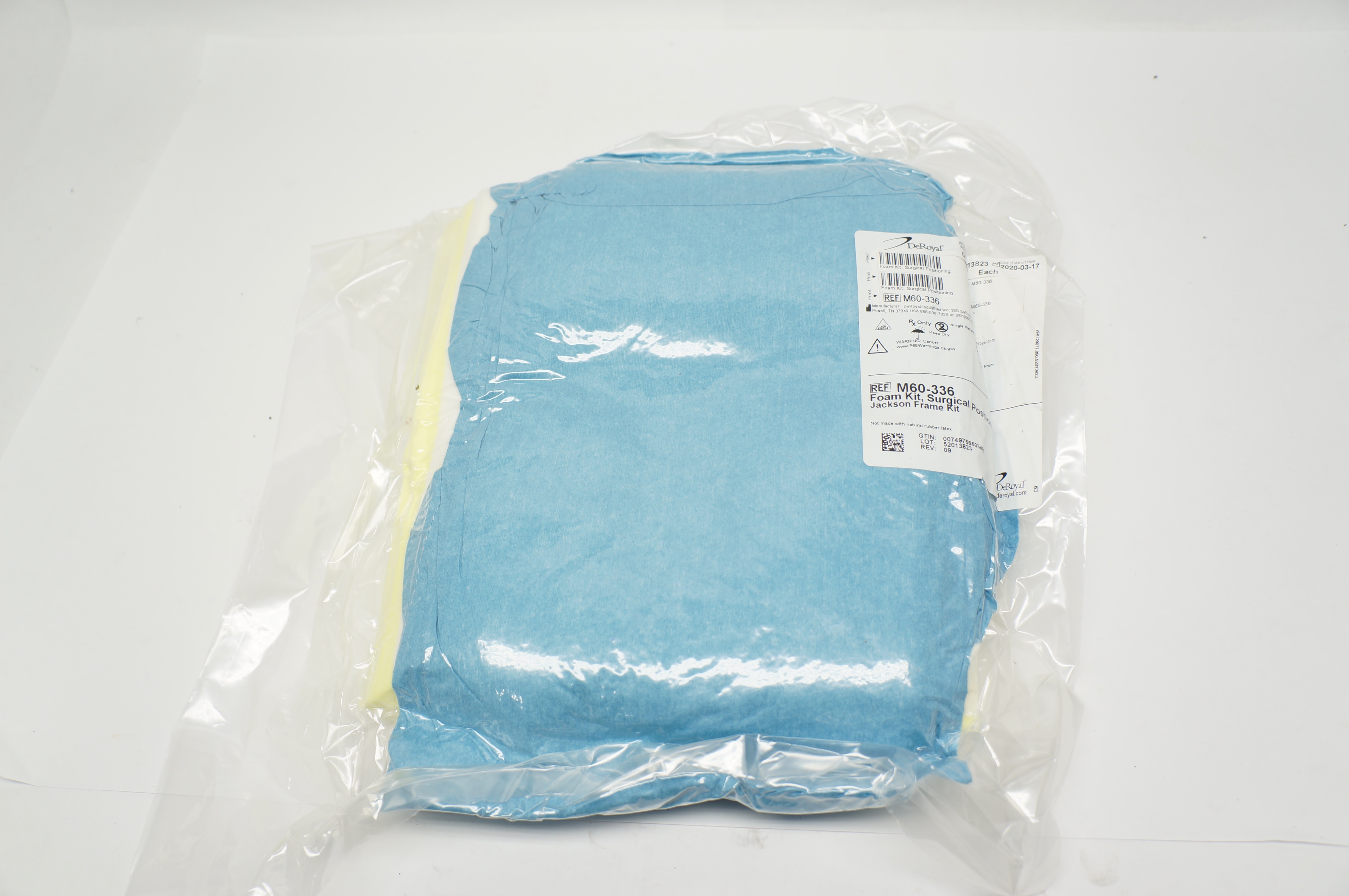 DeRoyal M60-336 Foam Kit, Surgical Positioning, Jackson Frame Kit