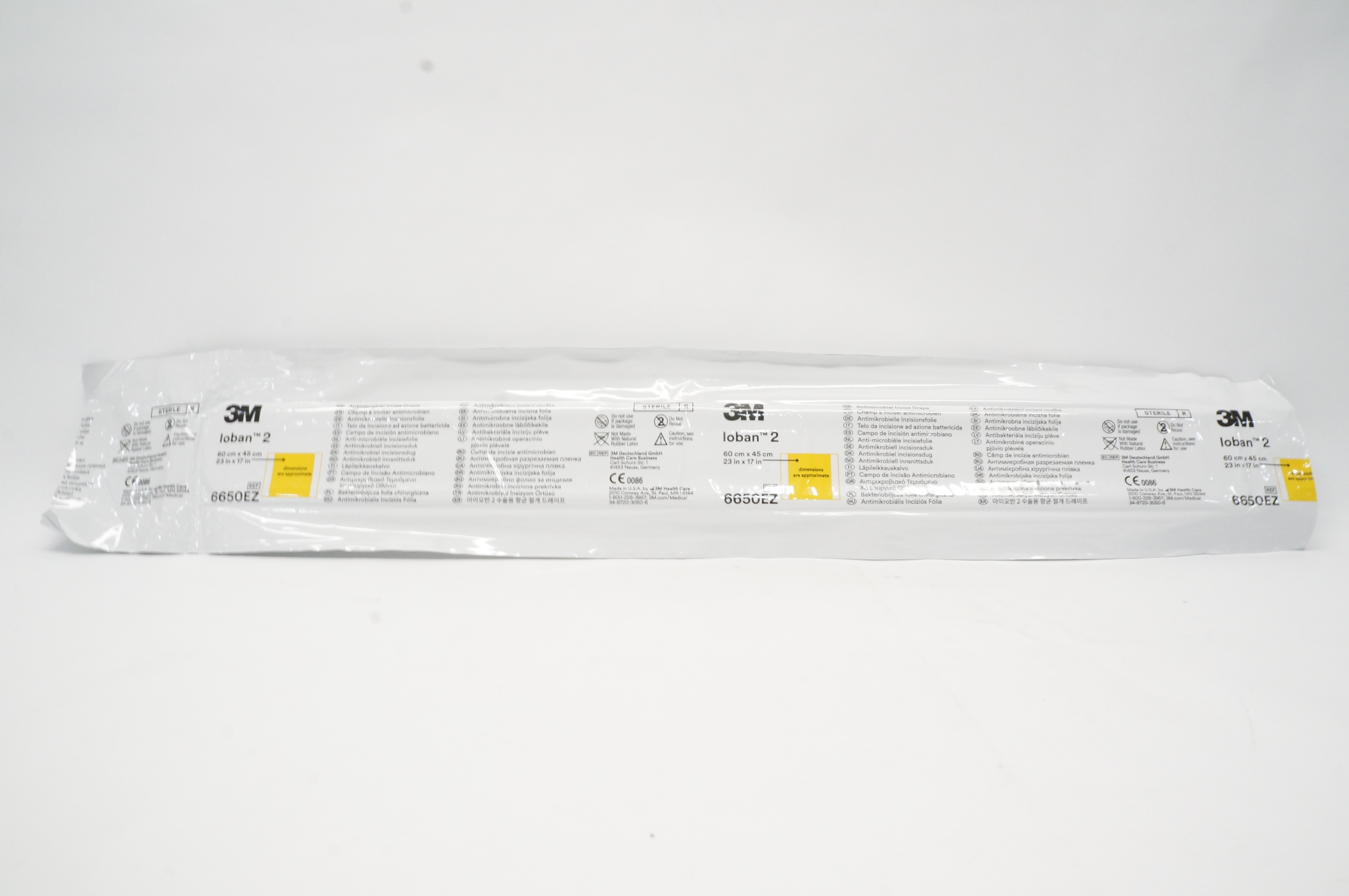3M 6650EZ Loban 2 Antimicrobial Incise Drape 23inch x 17inch (x)