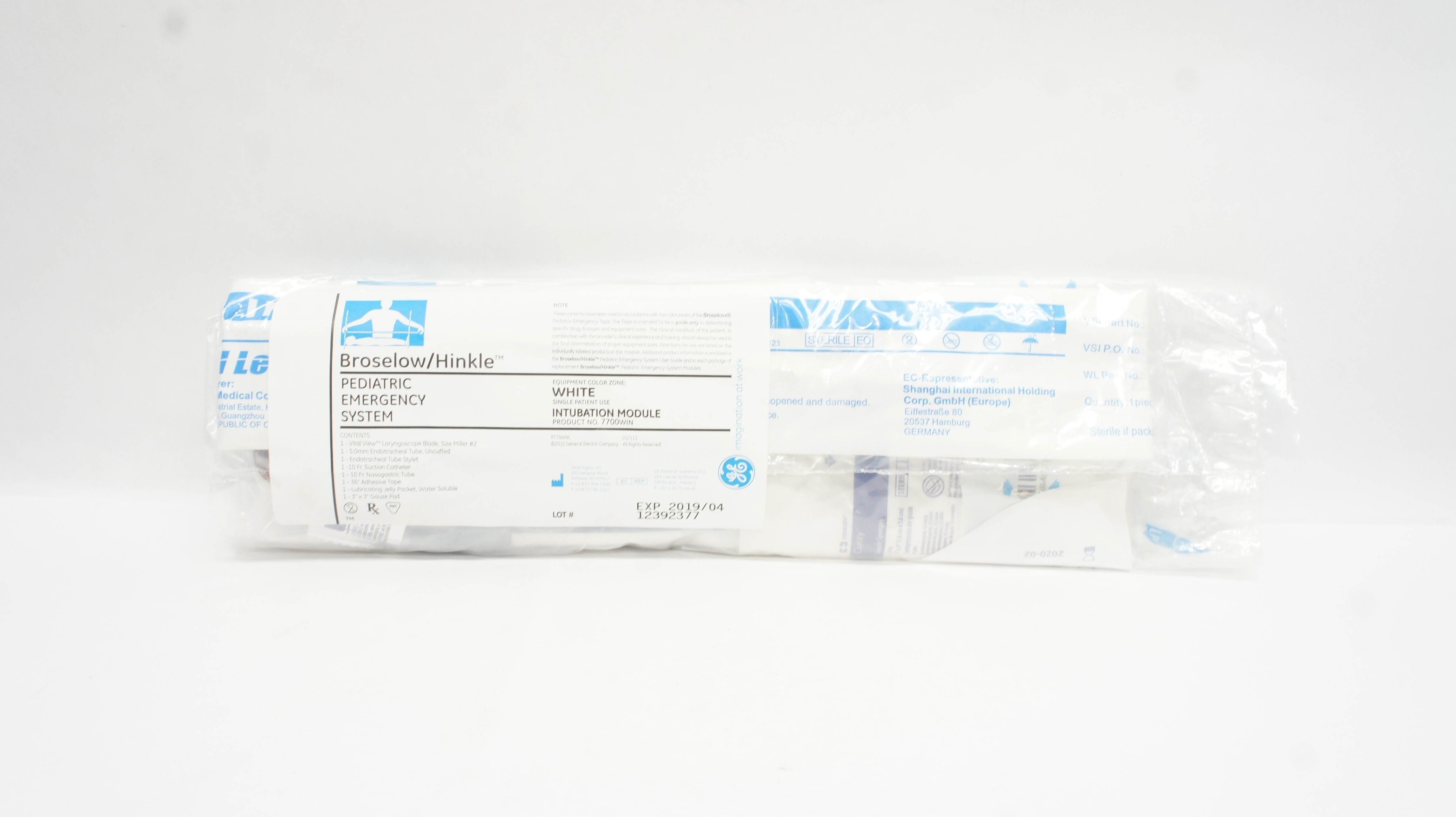 CareFusion 7700WIN Broselow/Hinkle Intubation Module White (x)