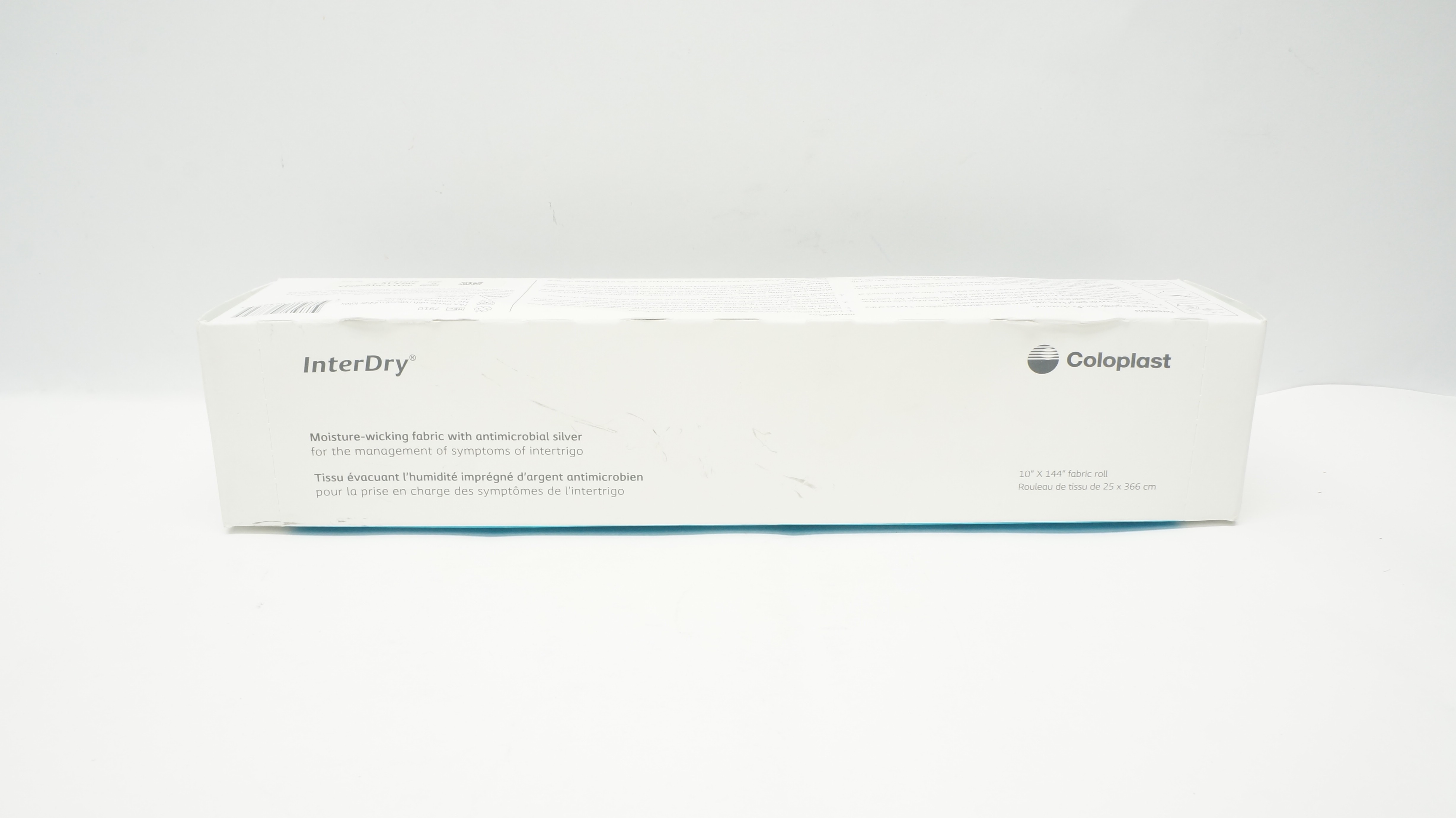 Coloplast 7910 InterDry Moisture-Wicking Fabric W/Silver 10inch x 144inch (x)