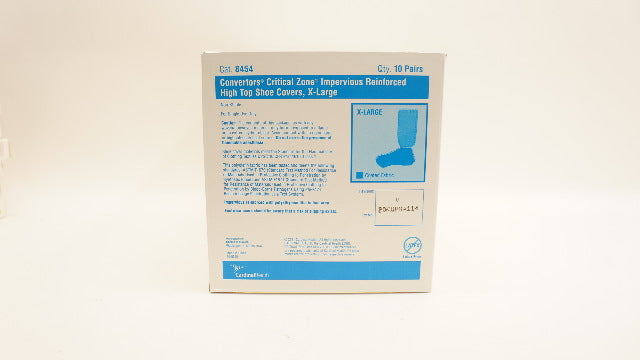 Cardinal Health 8454 Impervious Reinforced High Top Shoe Covers XL - Box of 10