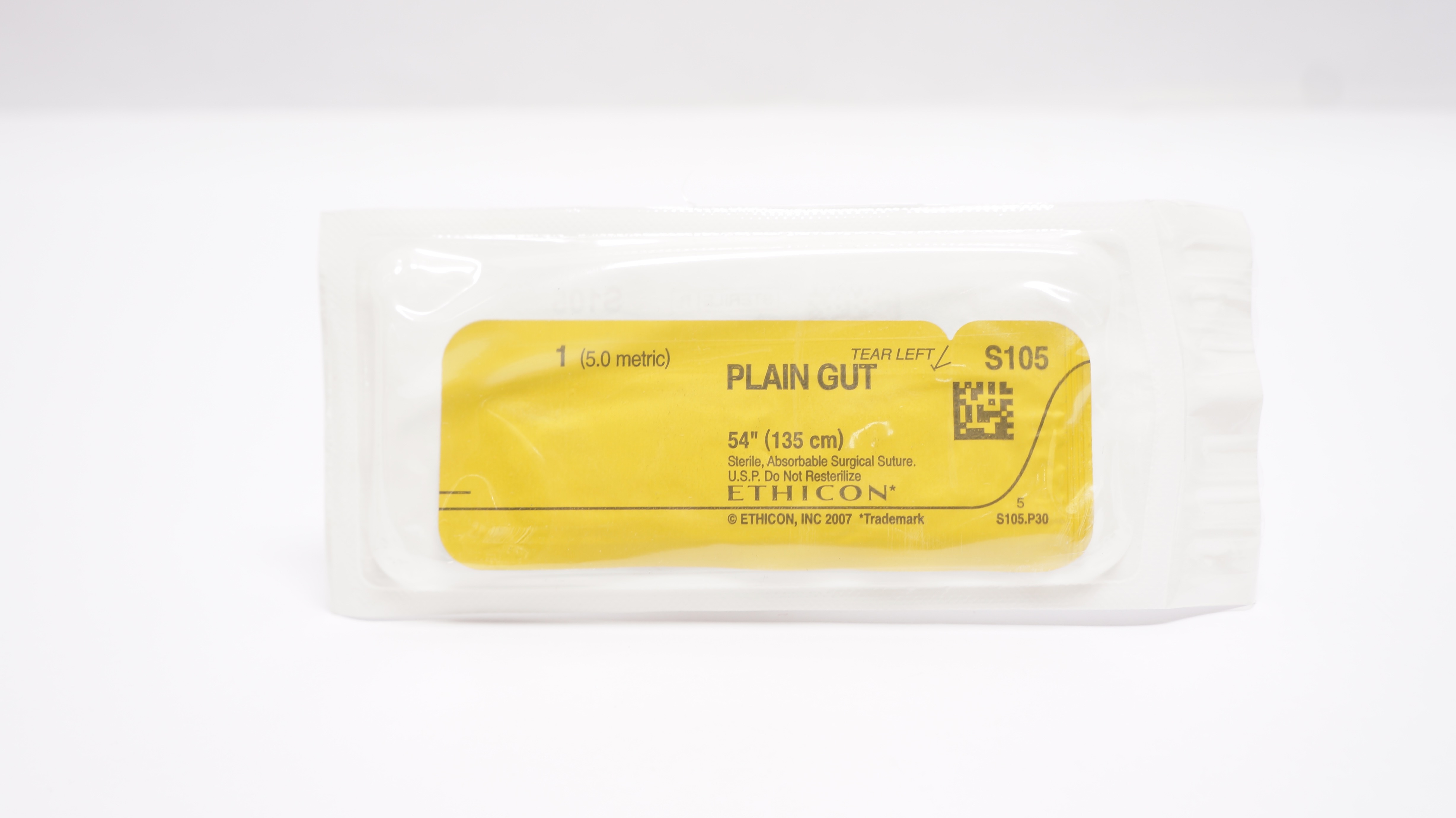 Ethicon S105 1 Plain Gut Sterile,Absorbable Surgical Stre. 54inch