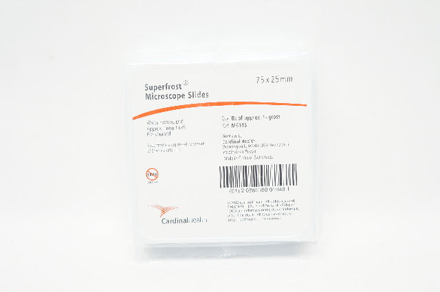 Cardinal Health M6146 Superfrost Microscope Slides 75x25mm-Bx of Approx 1/2gross