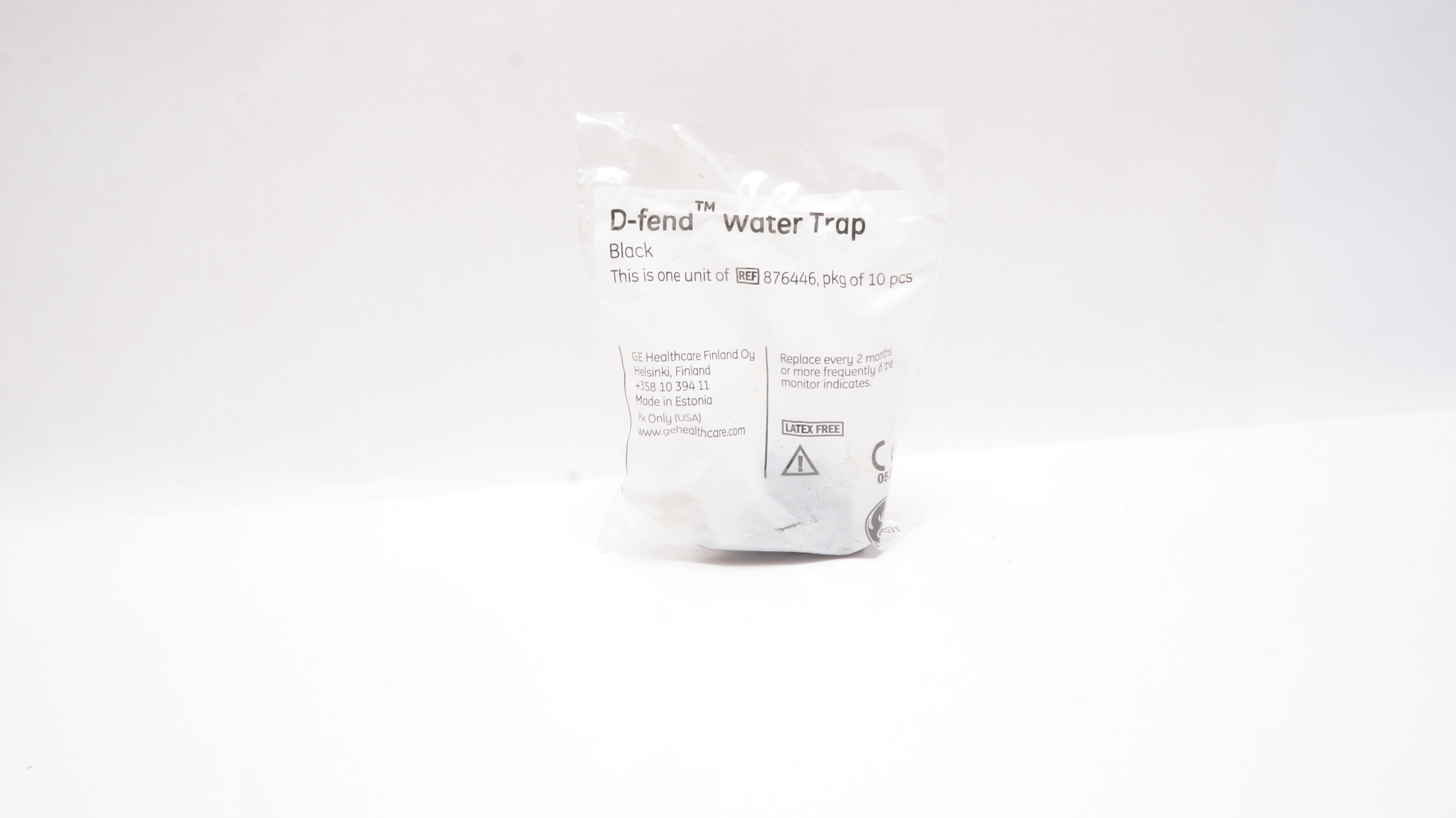 GE Healthcare 876446 D-Fend Water Trap Black