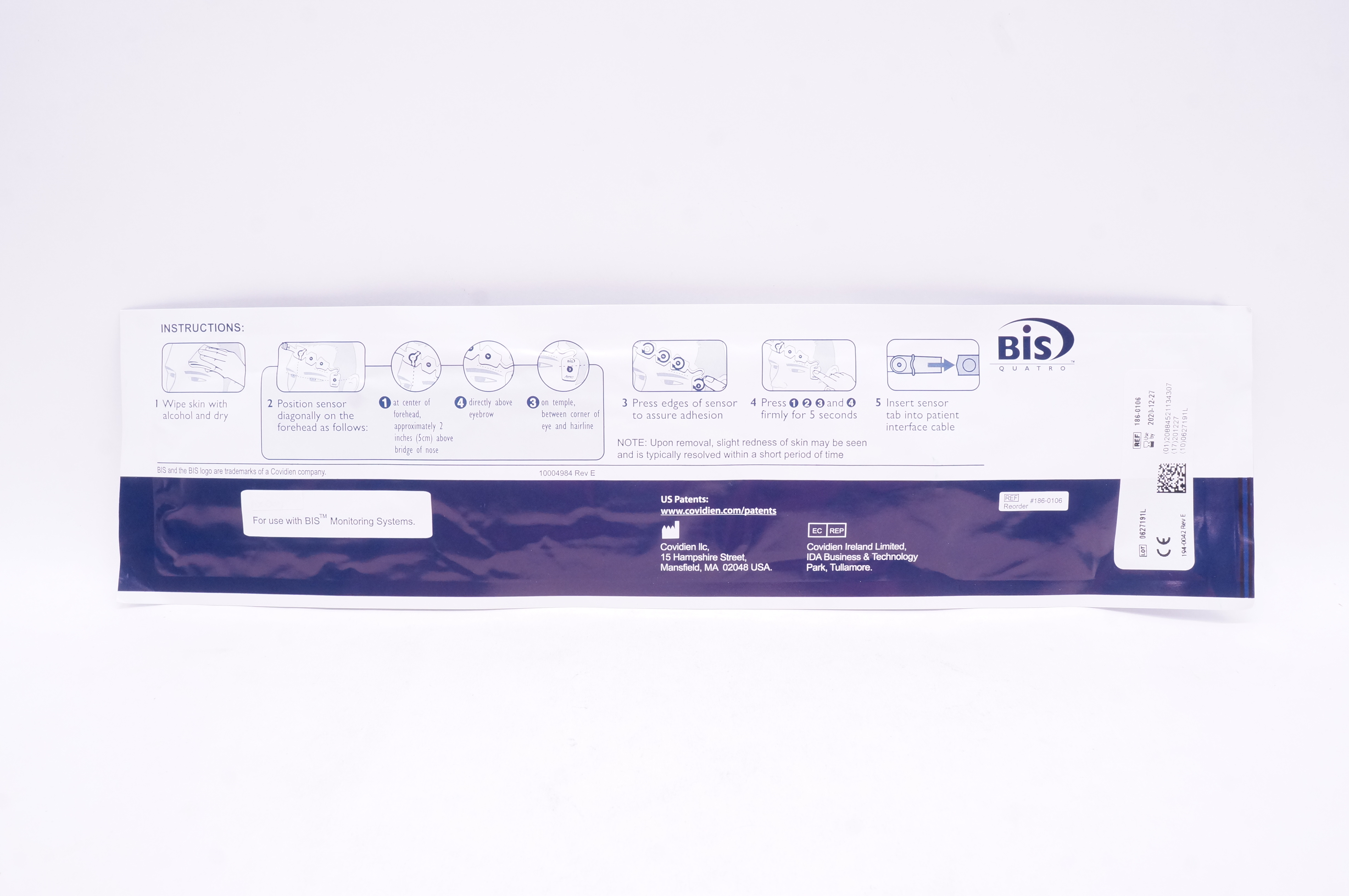 Covidien 186-0106 BIS Quatro XP Platform (x)
