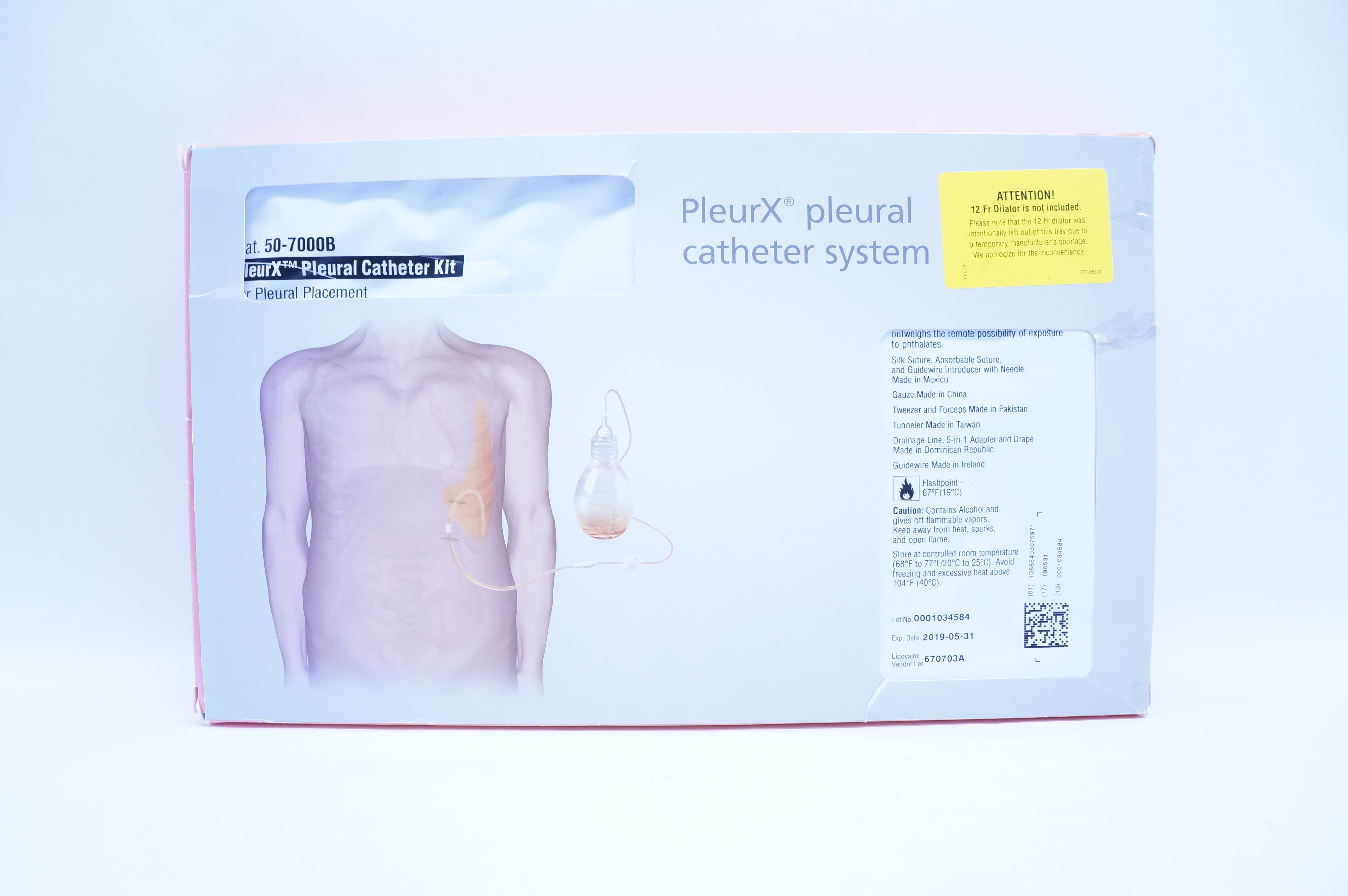CareFusion 50 7000B PleurX Pleural Cath Kit x carefusion-50-7000b-pleurx-pleural-cath-kit-x