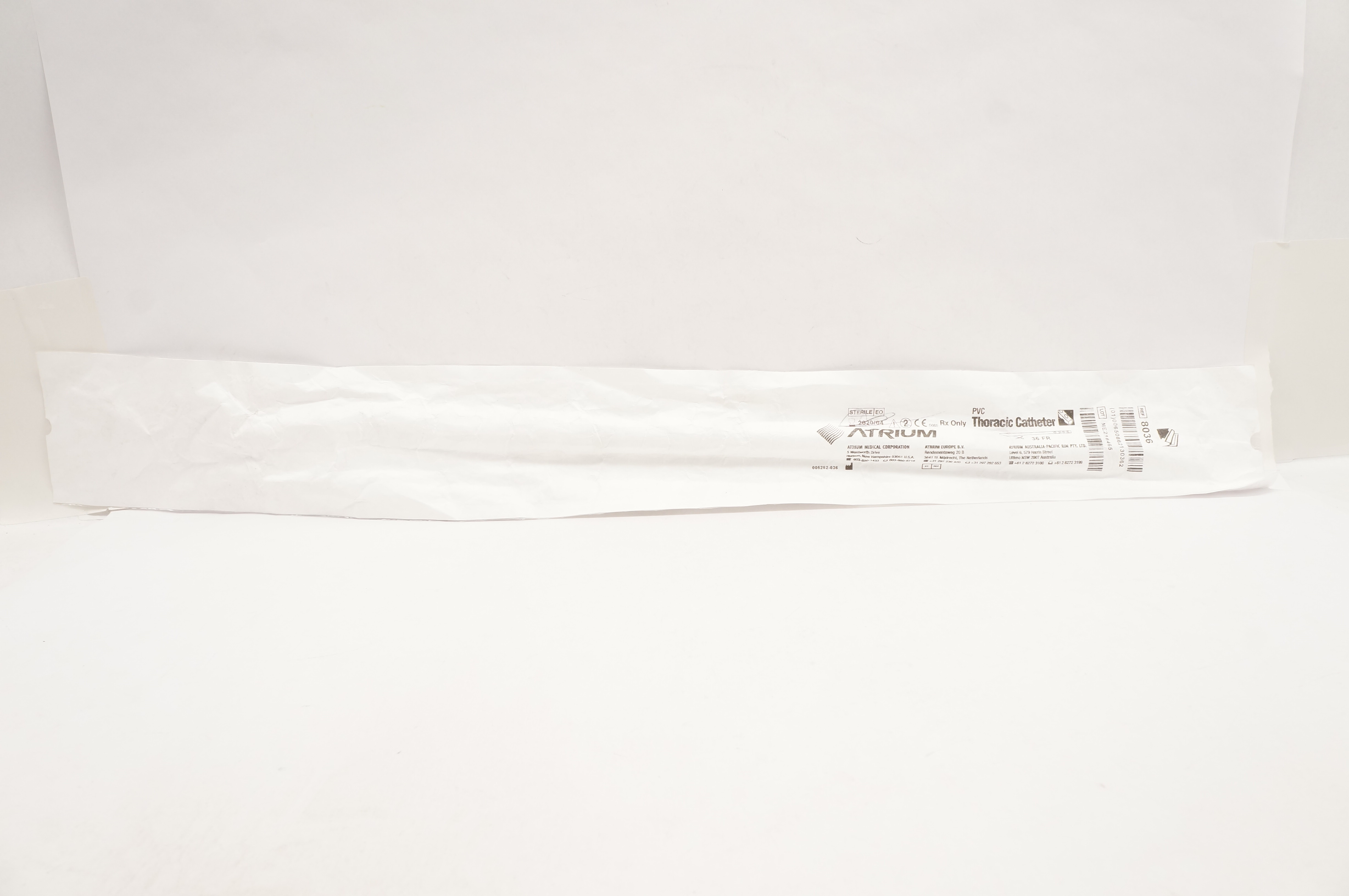 Atrium 8036 PVC Thoracic Cath. 36FR (x)