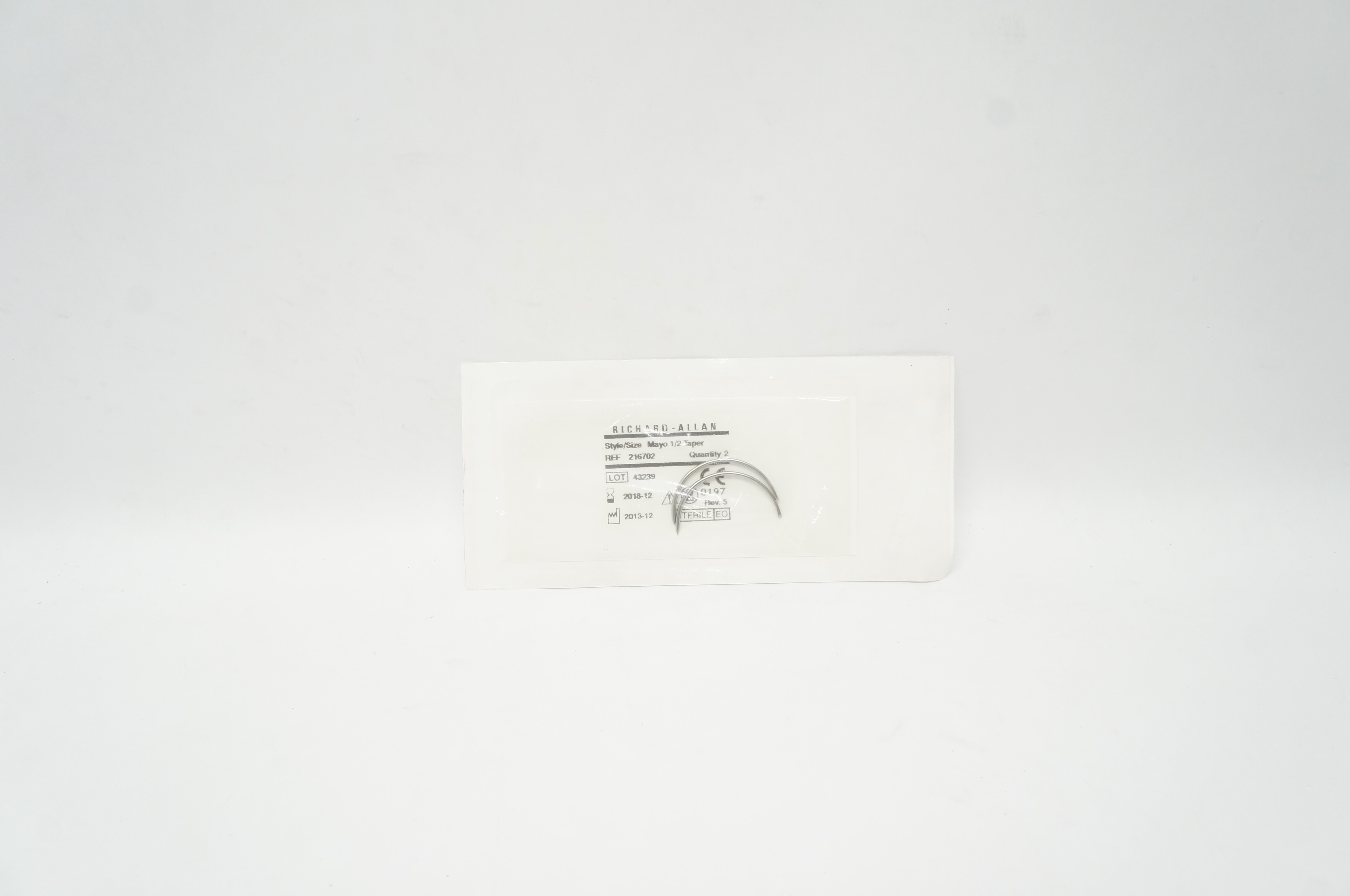 Richard-Allan 216702 Ndles, Mayo 1/2 Taper (x) - Pack of 2