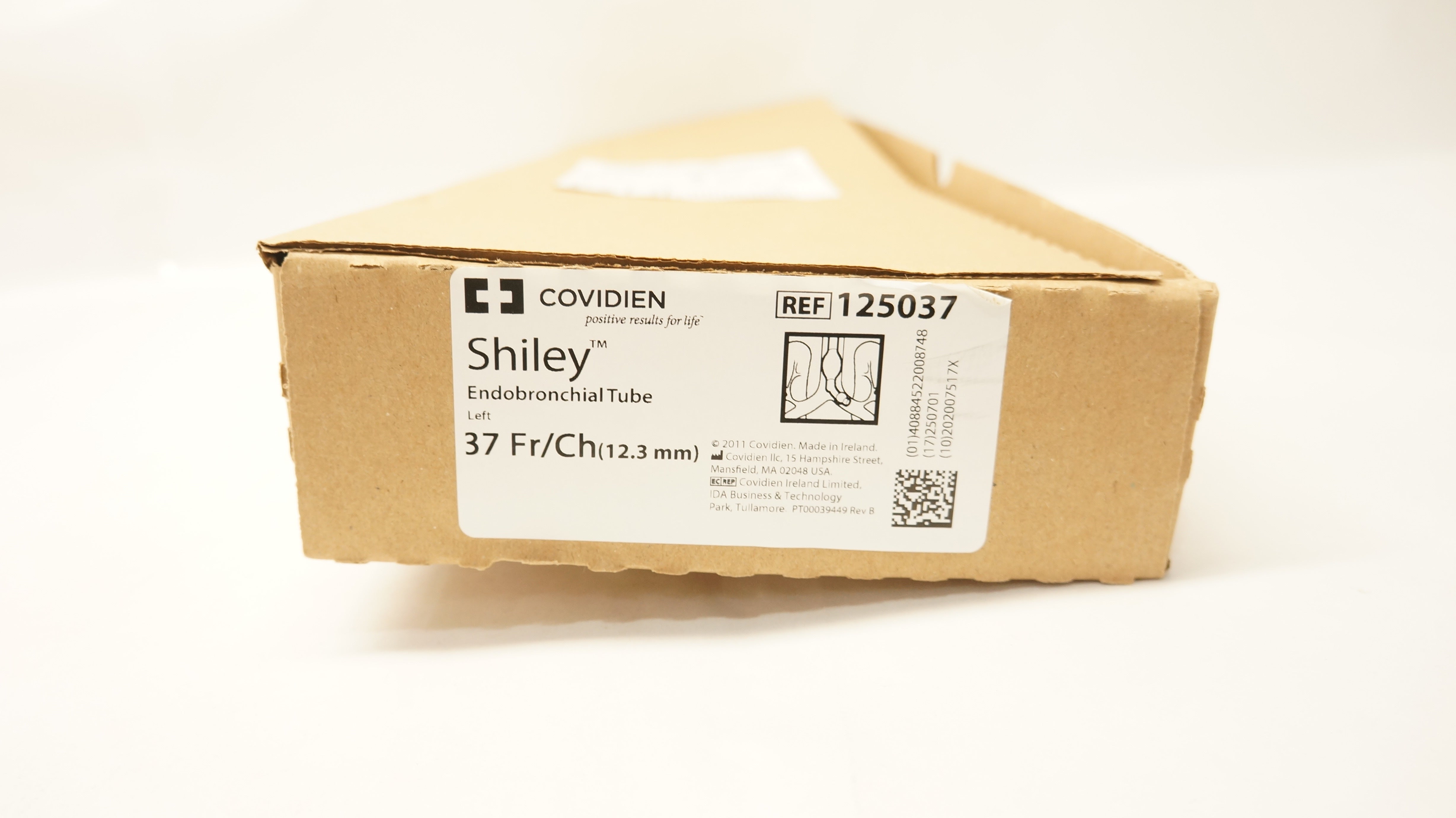 Covidien 125037 Shiley Endobronchial Tube Left 37Fr/Ch