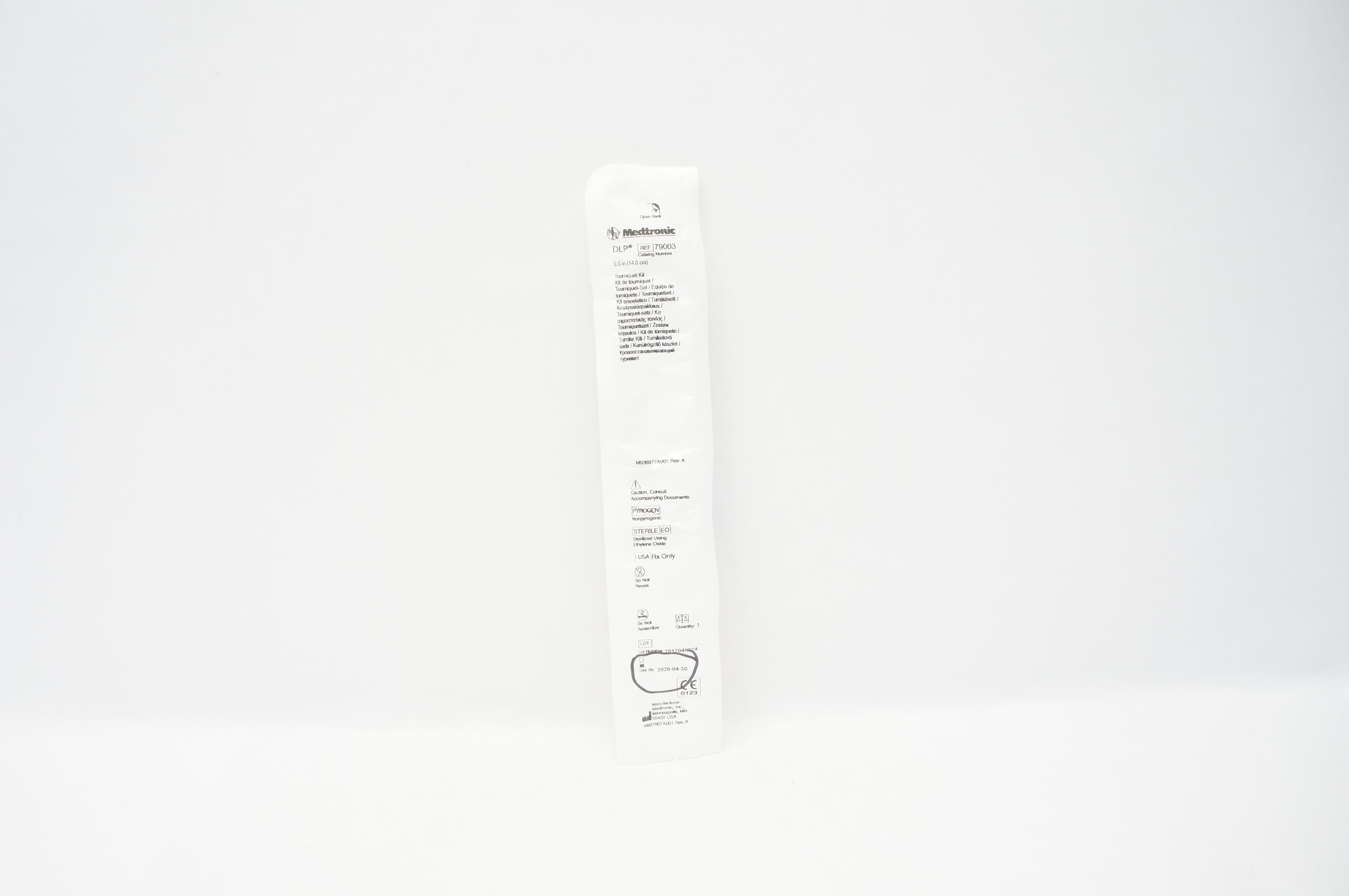 Medtronic 79003 DLP Tourniquet Kit 5.5 inch (x)